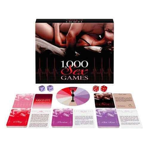 1000 Sex Games for Unforgettable Couples' Adventures Gifts