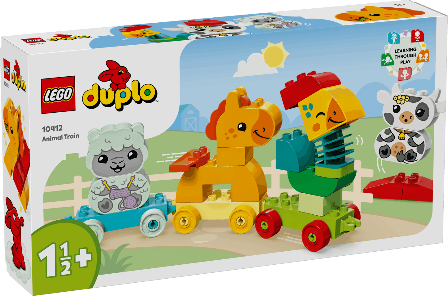 Duplo Animal Train Set - My First Animal Train Experience for Kids Toys & Games > Toys > Construction Toys > Interlocking Blocks > LEGO > LEGO Duplo