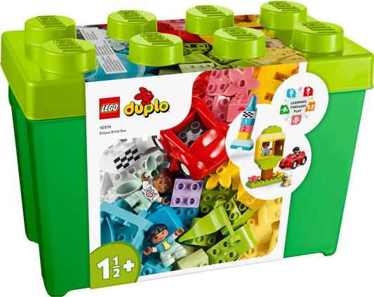 Duplo Deluxe Brick Box - Ultimate Building Fun for Kids Toys & Games > Toys > Construction Toys > Interlocking Blocks > LEGO > LEGO Duplo