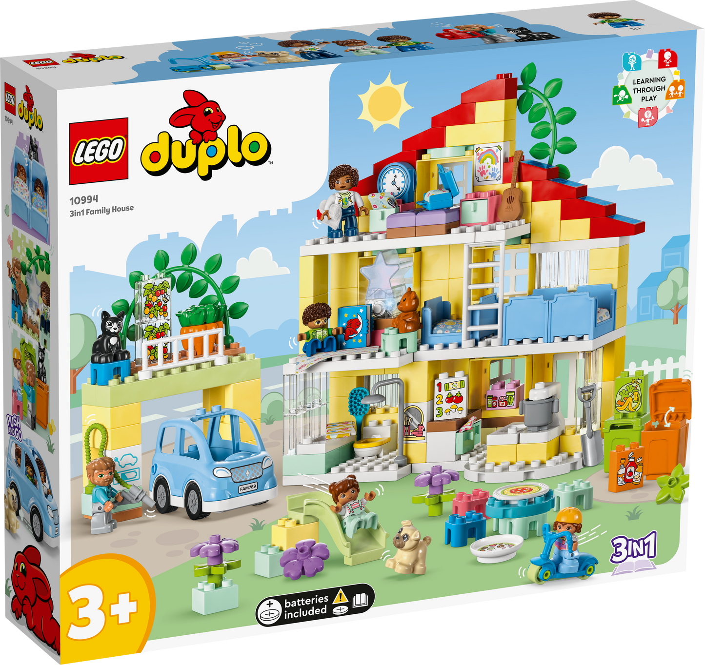 Duplo Town Family House 3 in 1 - Creative Building Set for Kids Toys & Games > Toys > Construction Toys > Interlocking Blocks > LEGO > LEGO Duplo
