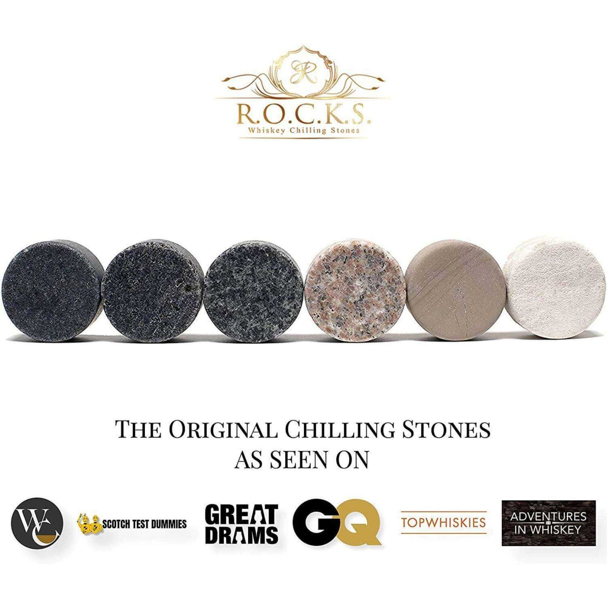 The Original Rocks - Premium Quality Natural Whisky Stones Drinkware