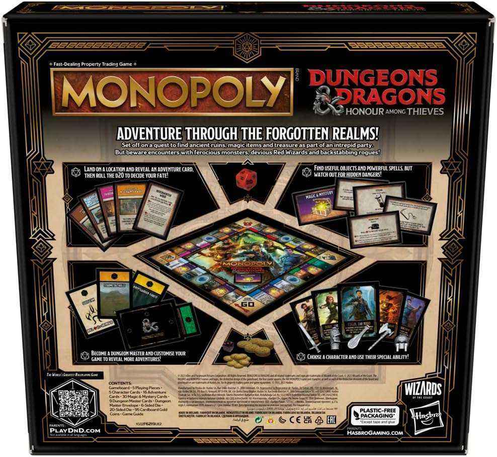 Monopoly Dungeons & Dragons: Honor Among Thieves