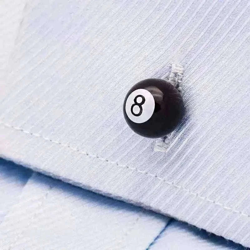 8 Ball Cufflinks – Chic Accessories for Stylish Men Black 8 Cufflinks Cufflinks