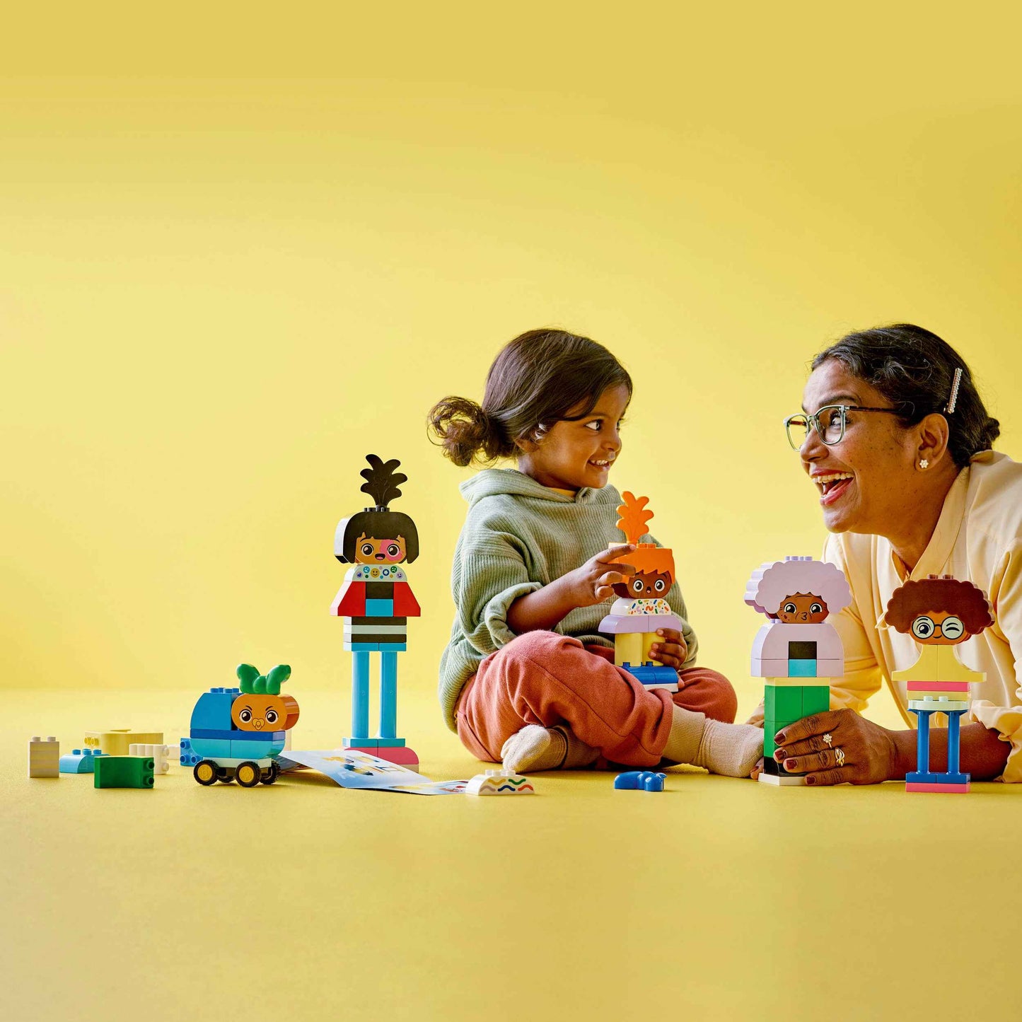 Duplo Town Buildable People with Big Emotions for Creative Play Toys & Games > Toys > Construction Toys > Interlocking Blocks > LEGO > LEGO Duplo