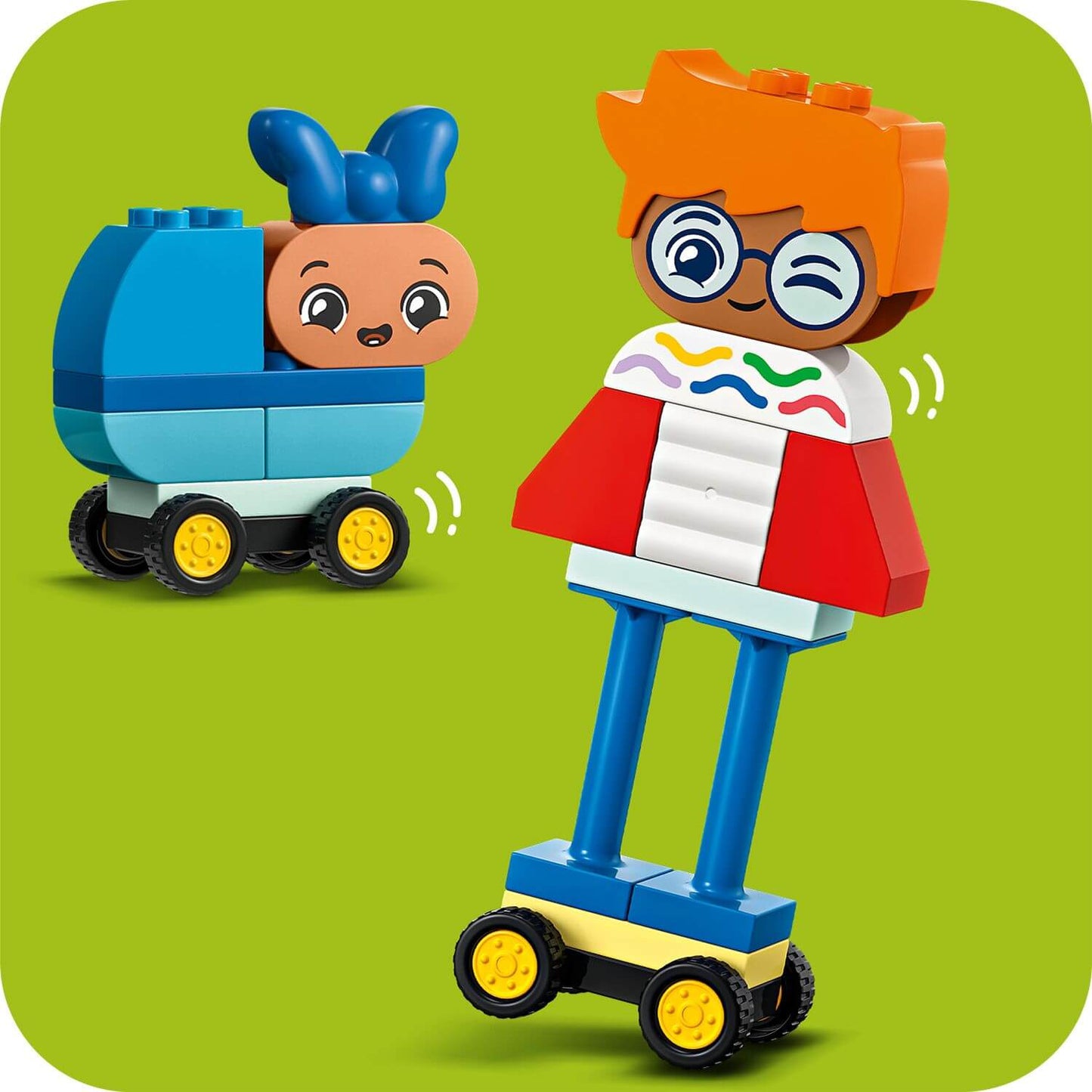 Duplo Town Buildable People with Big Emotions for Creative Play Toys & Games > Toys > Construction Toys > Interlocking Blocks > LEGO > LEGO Duplo