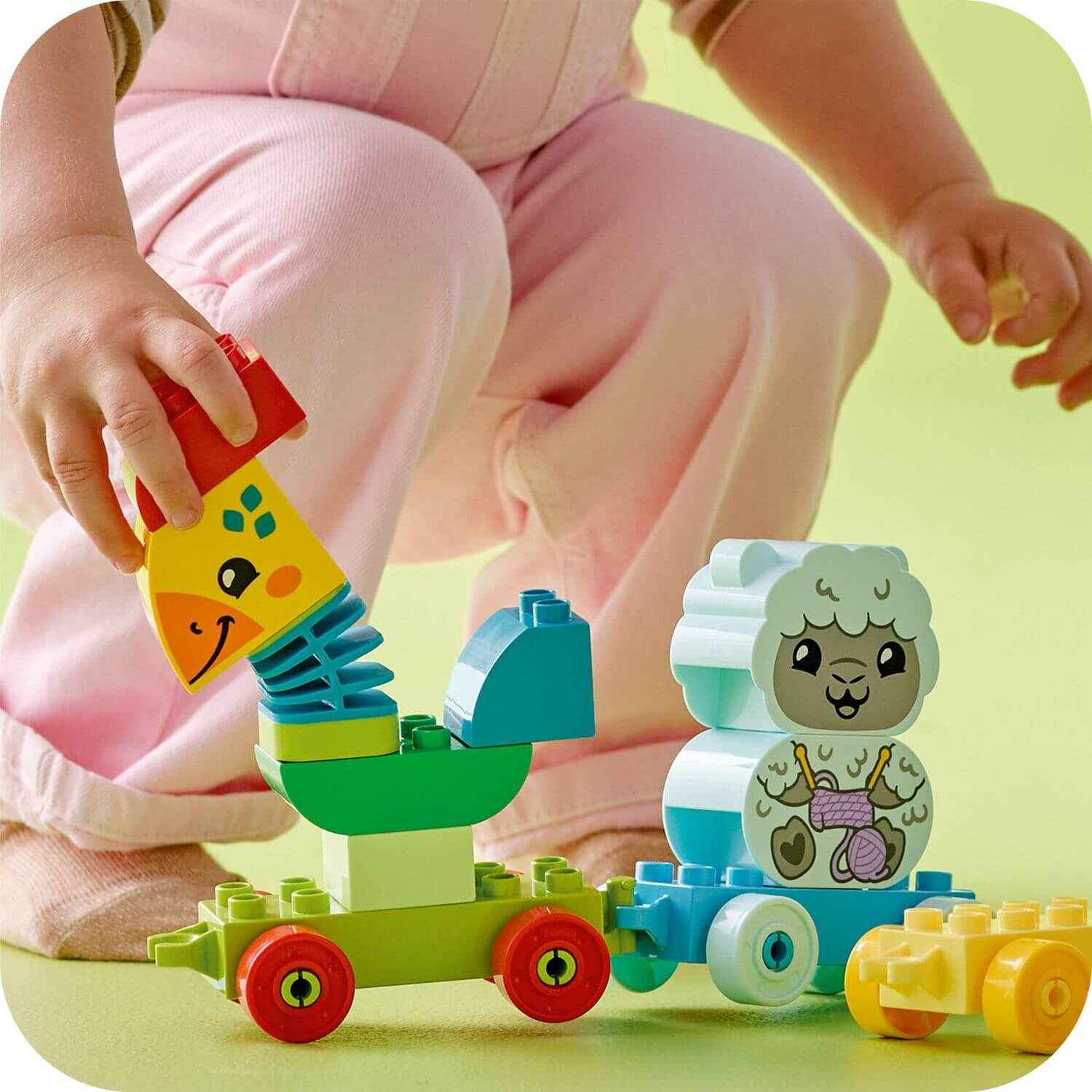 Duplo Animal Train Set - My First Animal Train Experience for Kids Toys & Games > Toys > Construction Toys > Interlocking Blocks > LEGO > LEGO Duplo