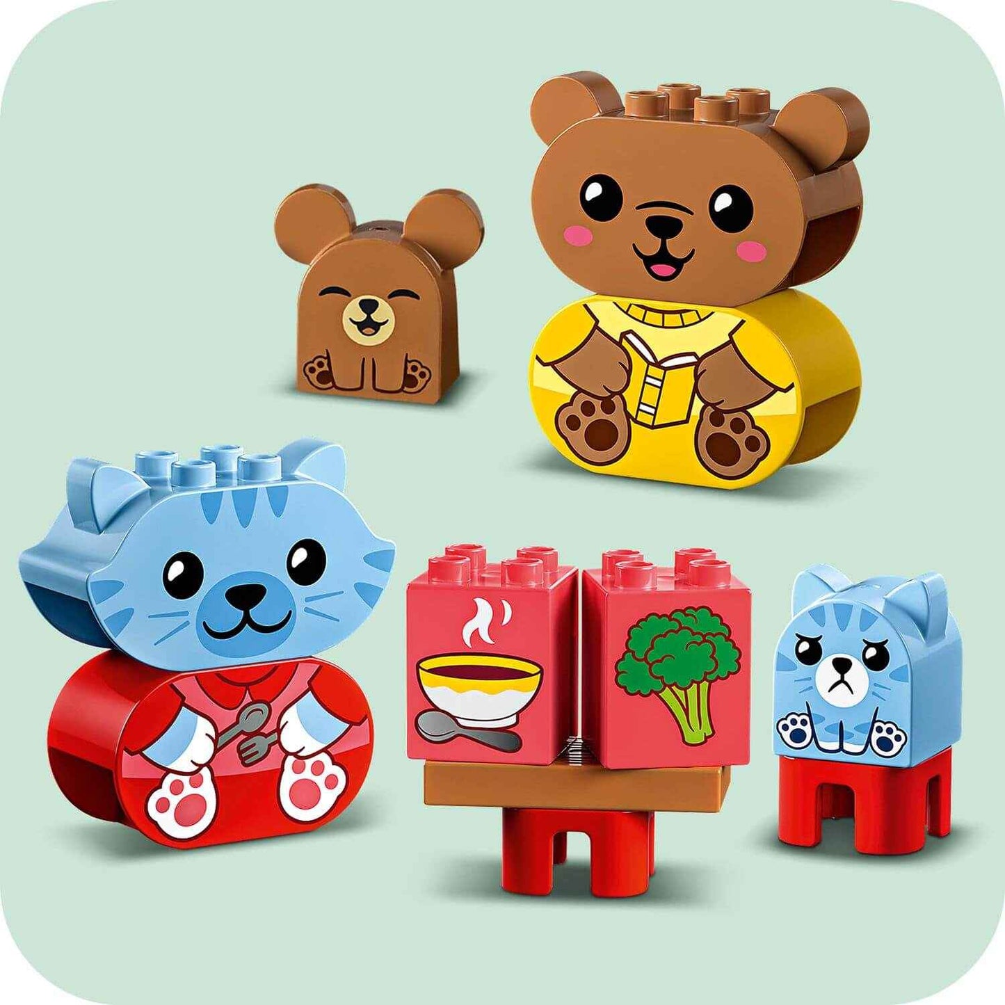 Duplo Daily Routines Set: My First Eating & Bedtime Fun Toys & Games > Toys > Construction Toys > Interlocking Blocks > LEGO > LEGO Duplo