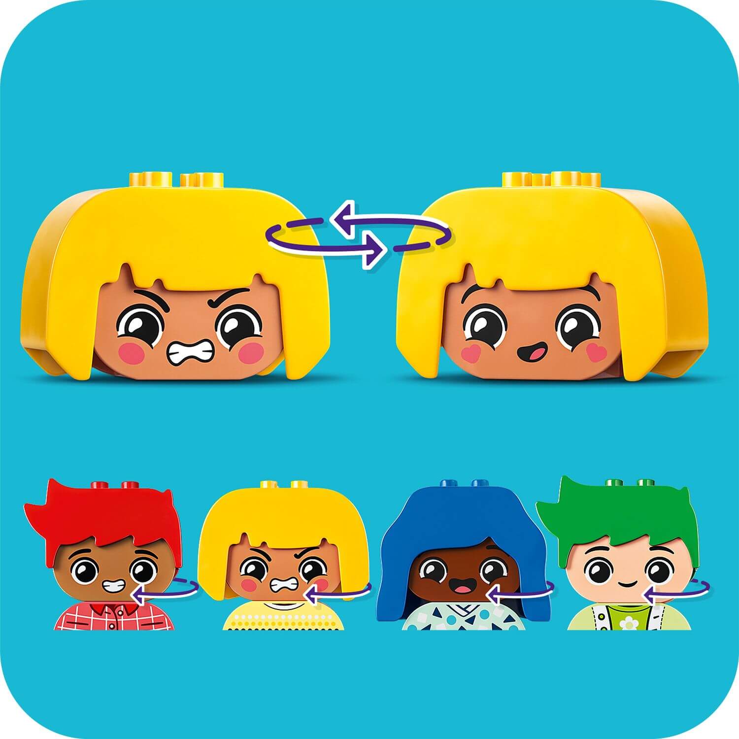 Duplo Feelings and Emotions for Early Learning Toys & Games > Toys > Construction Toys > Interlocking Blocks > LEGO > LEGO Duplo