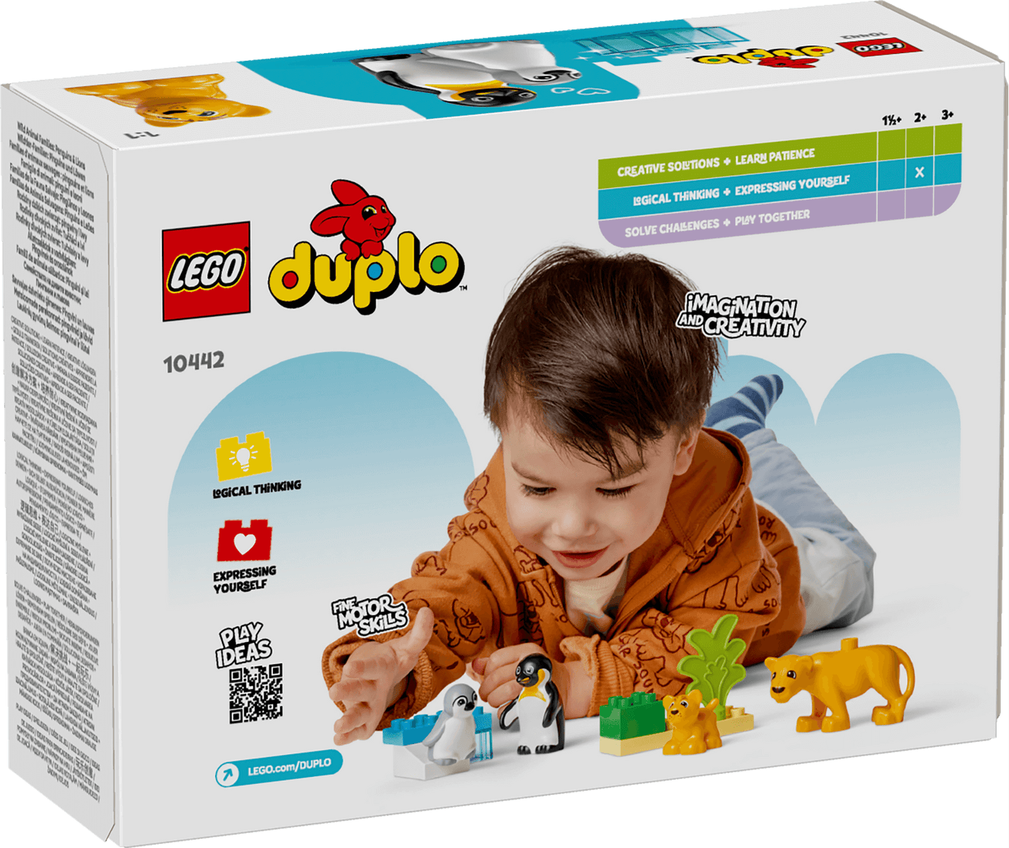 Duplo Wild Animal Families: Explore Penguins & Lions Together Toys & Games > Toys > Construction Toys > Interlocking Blocks > LEGO > LEGO Duplo