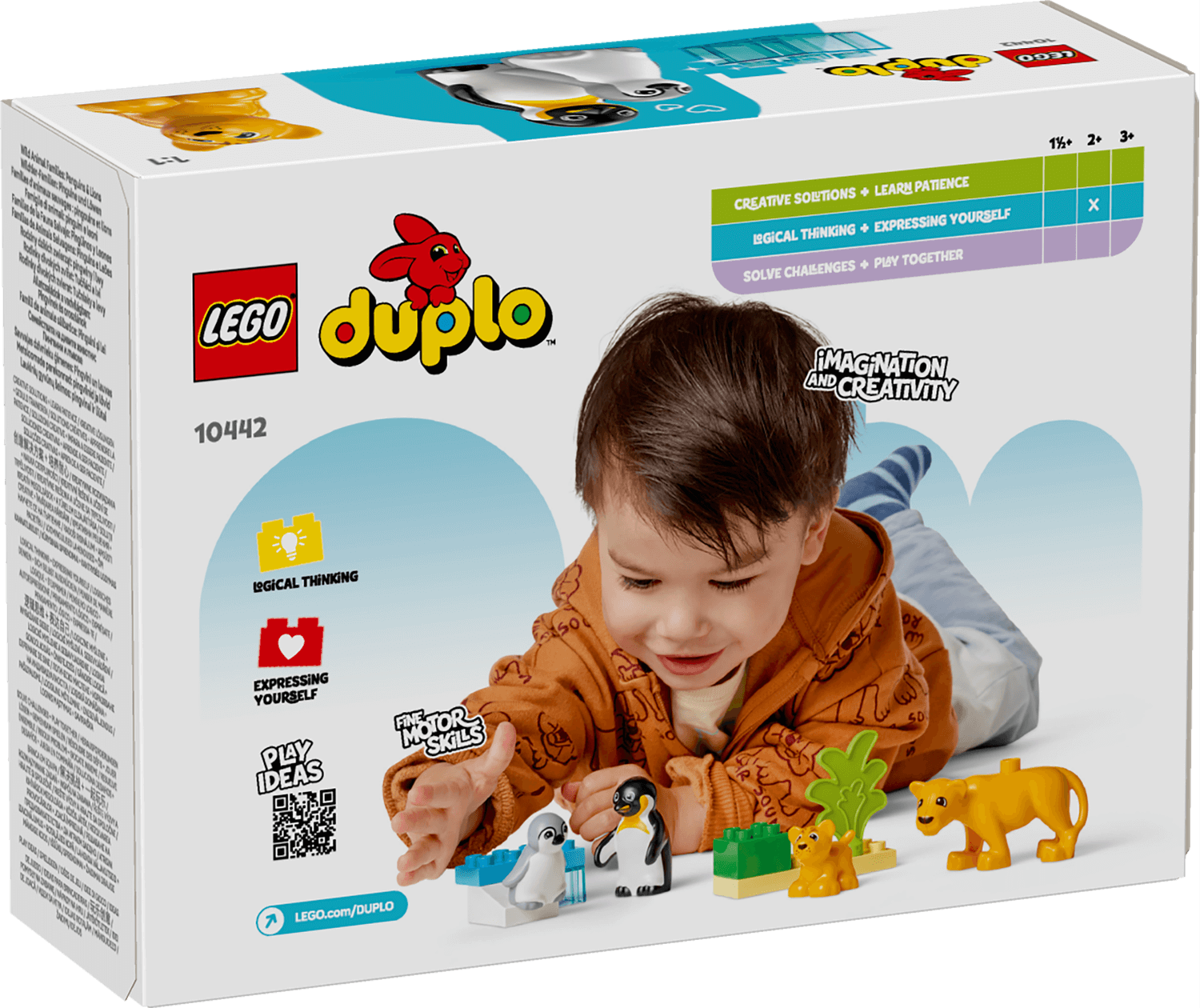 Duplo Wild Animal Families: Explore Penguins & Lions Together Toys & Games > Toys > Construction Toys > Interlocking Blocks > LEGO > LEGO Duplo