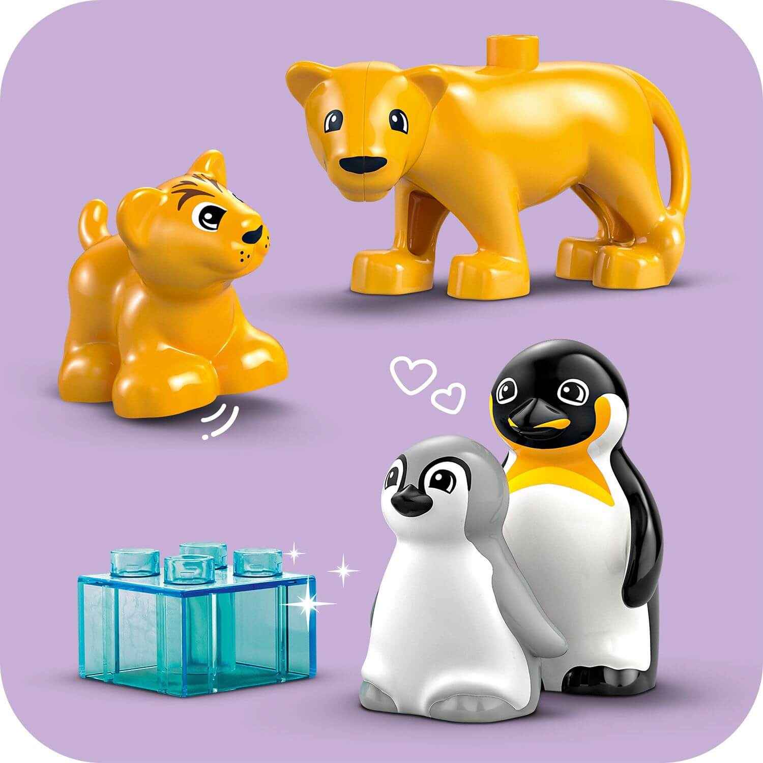 Duplo Wild Animal Families: Explore Penguins & Lions Together Toys & Games > Toys > Construction Toys > Interlocking Blocks > LEGO > LEGO Duplo