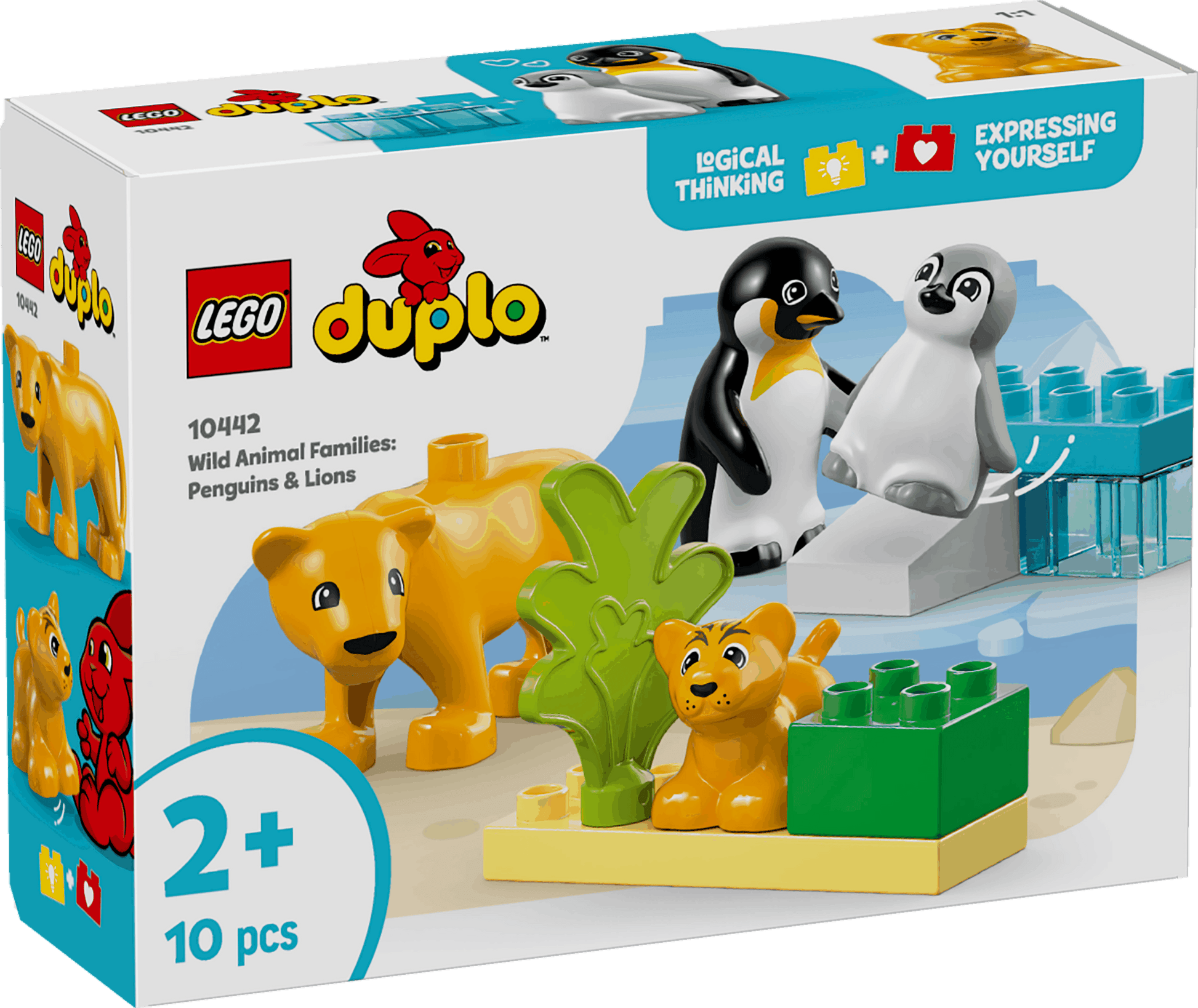 Duplo Wild Animal Families: Explore Penguins & Lions Together Toys & Games > Toys > Construction Toys > Interlocking Blocks > LEGO > LEGO Duplo