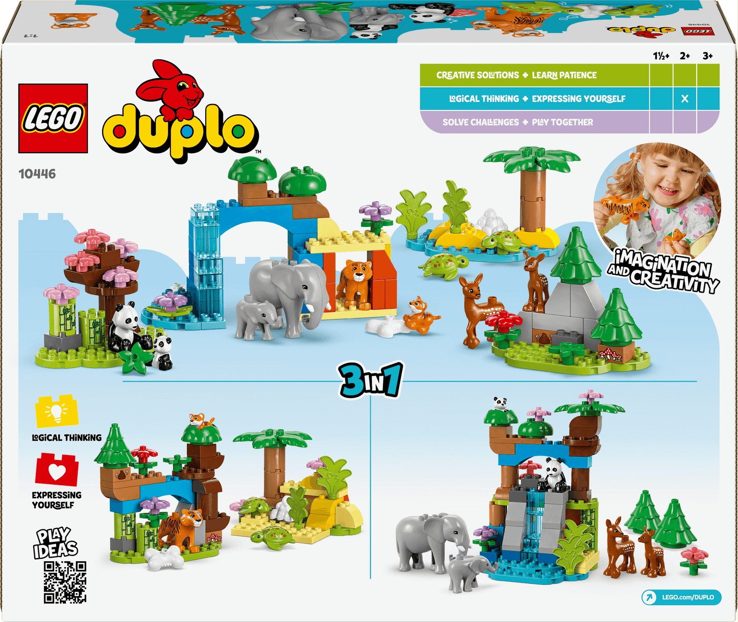 Duplo Wild Animal Families 3 in 1 Set for Creative Play Toys & Games > Toys > Construction Toys > Interlocking Blocks > LEGO > LEGO Duplo