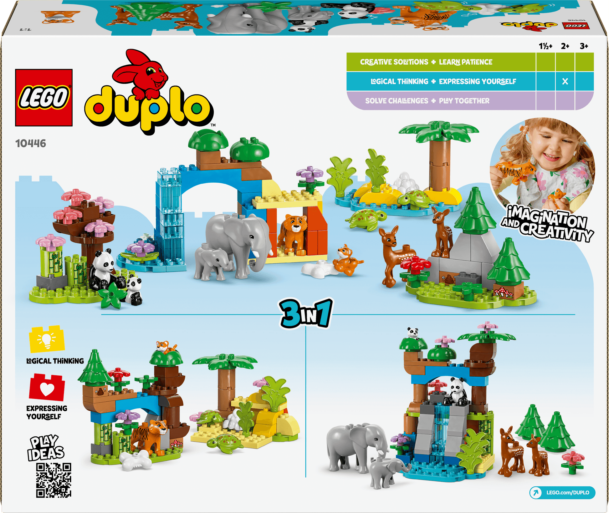 Duplo Wild Animal Families 3 in 1 Set for Creative Play Toys & Games > Toys > Construction Toys > Interlocking Blocks > LEGO > LEGO Duplo