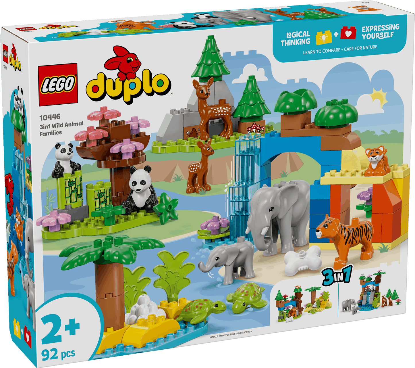 Duplo Wild Animal Families 3 in 1 Set for Creative Play Toys & Games > Toys > Construction Toys > Interlocking Blocks > LEGO > LEGO Duplo