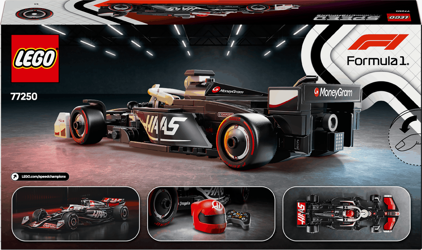 Lego Haas F1 Race Car - Speed Champions MoneyGram Haas F1 Team VF-24 Toys & Games > Toys > Construction Toys > Interlocking Blocks > LEGO > LEGO Speed Champions