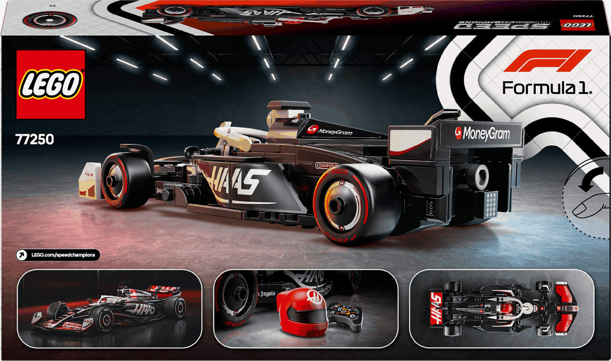 Lego Haas F1 Race Car - Speed Champions MoneyGram Haas F1 Team VF-24 Toys & Games > Toys > Construction Toys > Interlocking Blocks > LEGO > LEGO Speed Champions
