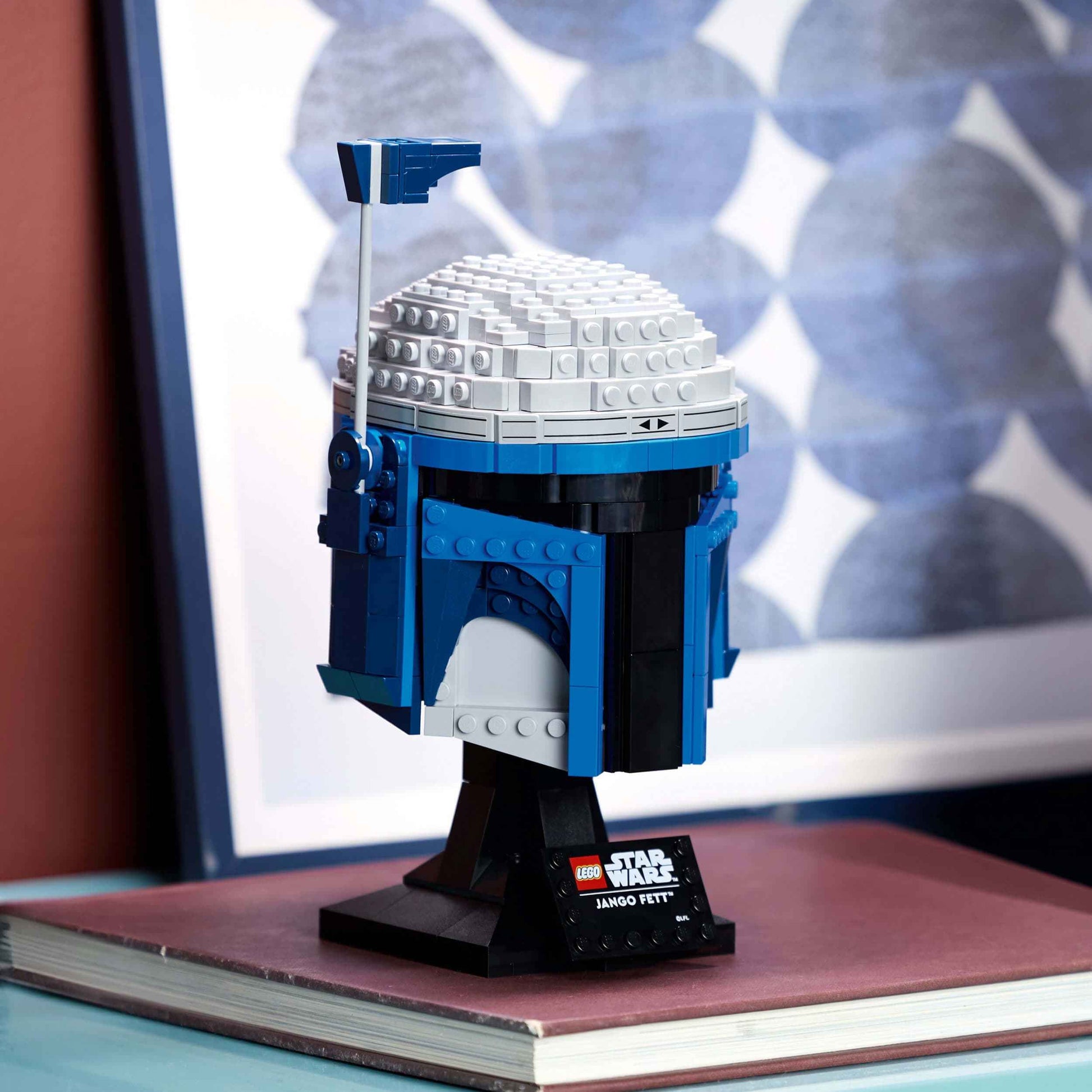 Lego Star Wars Jango Fett Helmet Display for Collectors and Fans Toys & Games > Toys > Construction Toys > Interlocking Blocks > LEGO > LEGO Star Wars