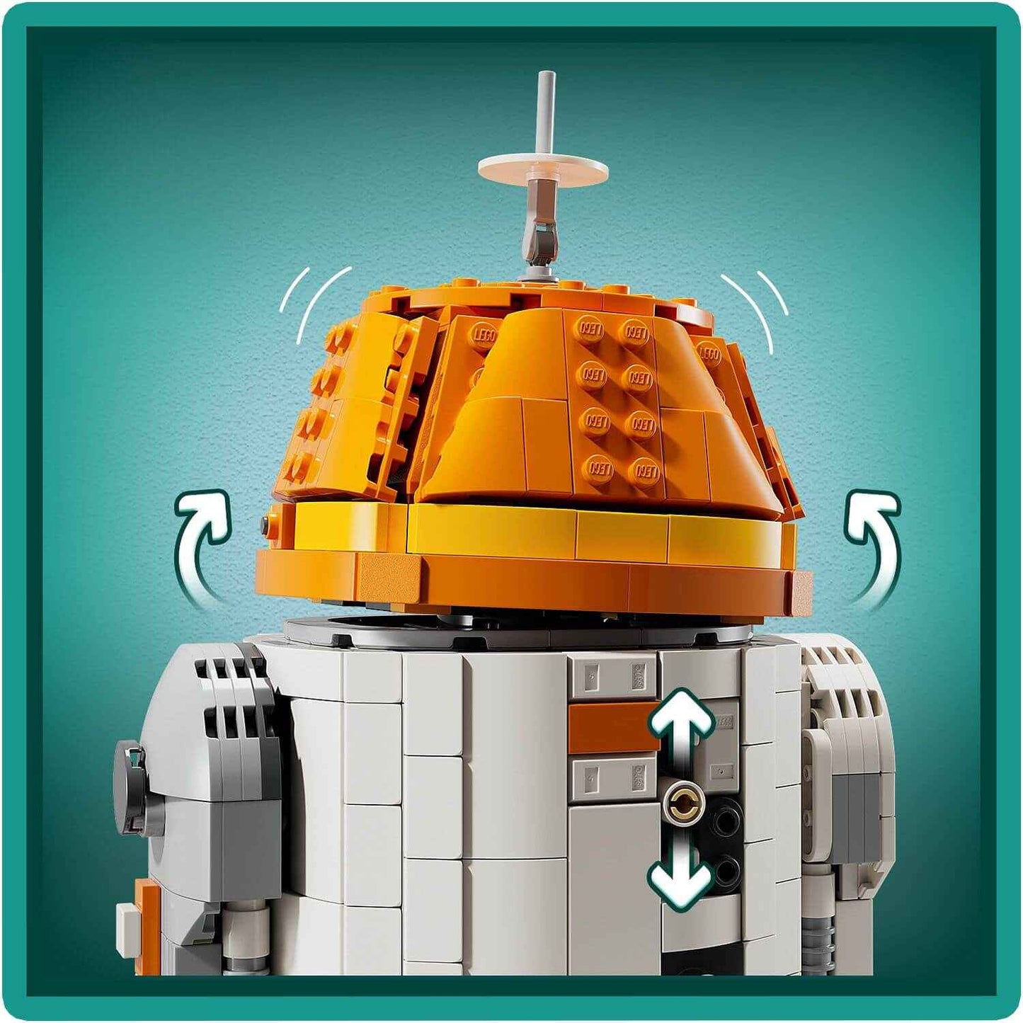 Lego Star Wars Chopper Droid (C1-10P) Astromech for Fans and Collectors Toys & Games > Toys > Construction Toys > Interlocking Blocks > LEGO > LEGO Star Wars