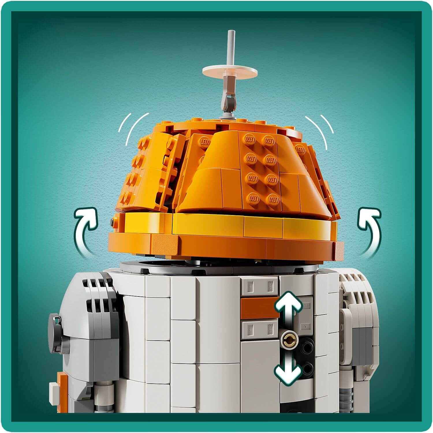 Lego Star Wars Chopper Droid (C1-10P) Astromech for Fans and Collectors Toys & Games > Toys > Construction Toys > Interlocking Blocks > LEGO > LEGO Star Wars
