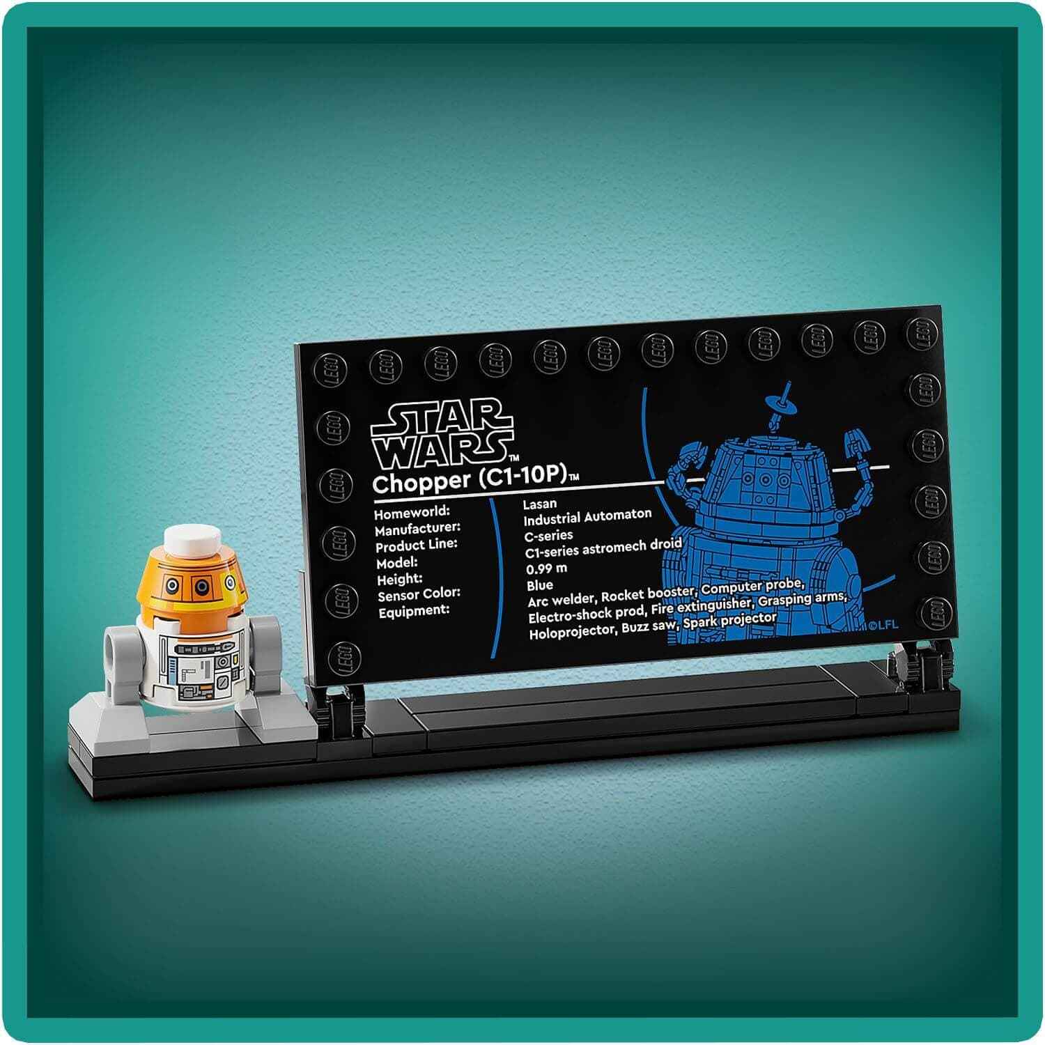 Lego Star Wars Chopper Droid (C1-10P) Astromech for Fans and Collectors Toys & Games > Toys > Construction Toys > Interlocking Blocks > LEGO > LEGO Star Wars