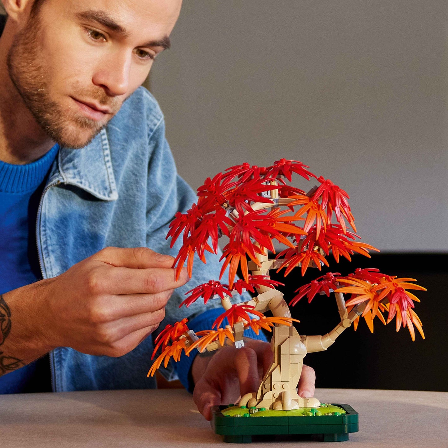 Lego Japanese Red Maple Bonsai Tree - Creative Botanical Building Set Toys & Games > Toys > Construction Toys > Interlocking Blocks > LEGO > LEGO Flowers