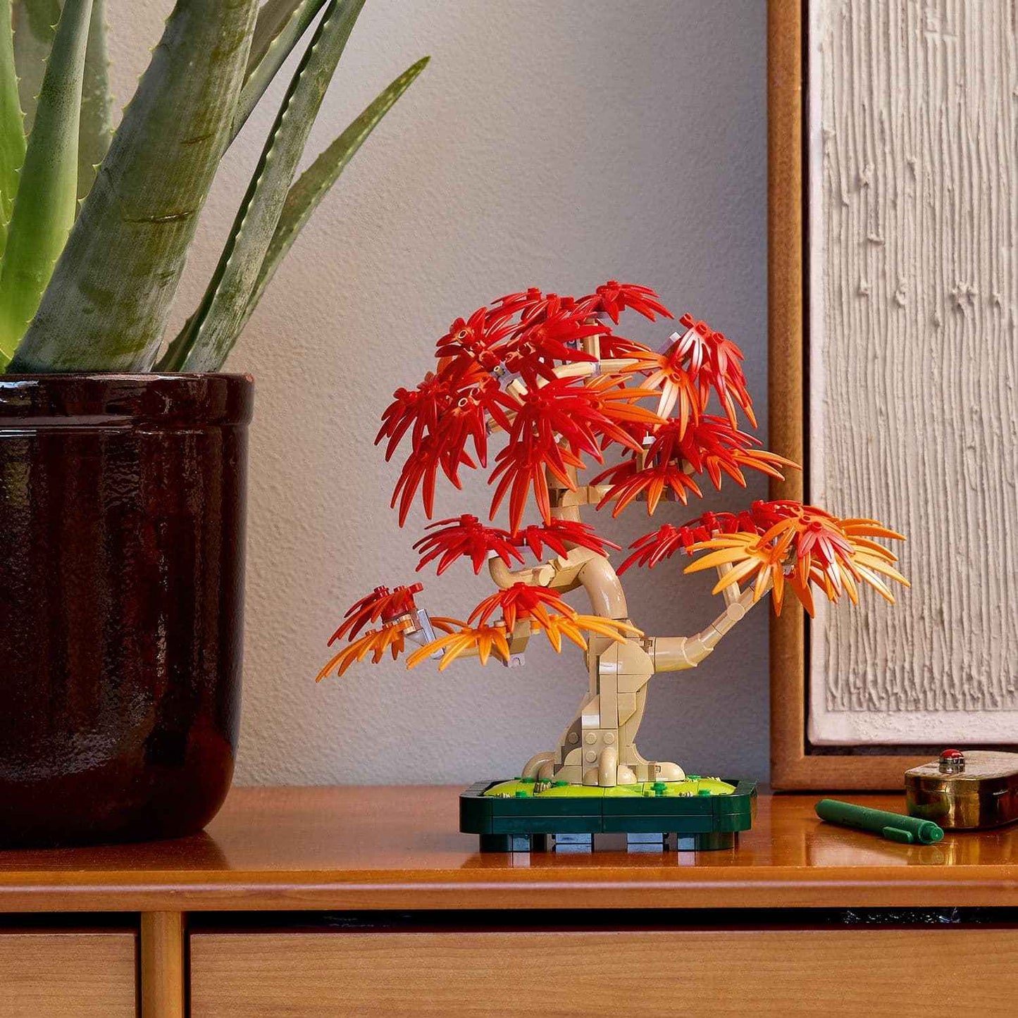 Lego Japanese Red Maple Bonsai Tree - Creative Botanical Building Set Toys & Games > Toys > Construction Toys > Interlocking Blocks > LEGO > LEGO Flowers