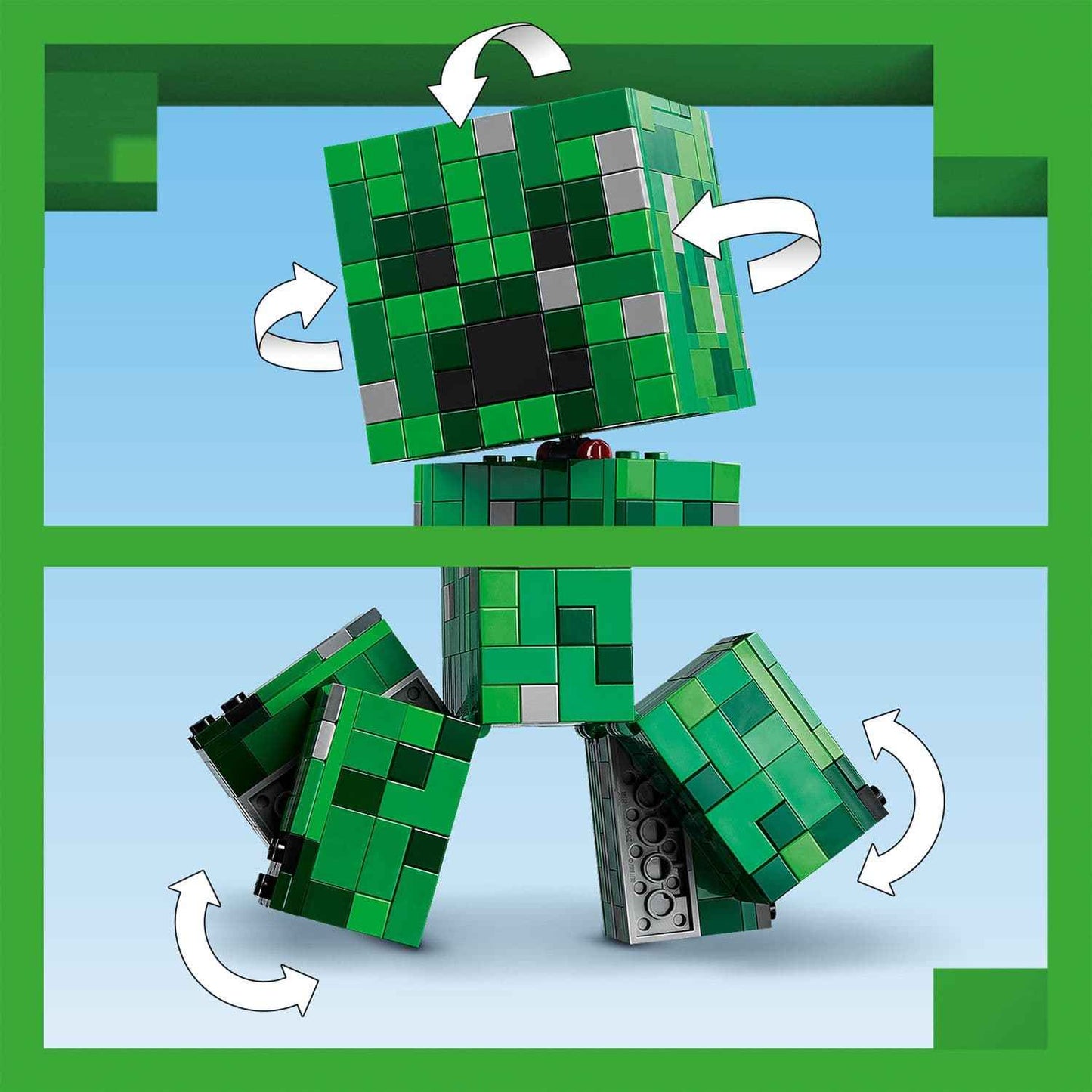 Lego Minecraft Creeper Playset - Buildable Adventure Awaits Toys & Games > Toys > Construction Toys > Interlocking Blocks > LEGO > LEGO Minecraft