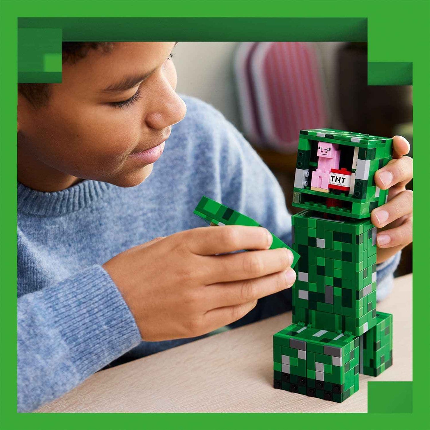 Lego Minecraft Creeper Playset - Buildable Adventure Awaits Toys & Games > Toys > Construction Toys > Interlocking Blocks > LEGO > LEGO Minecraft