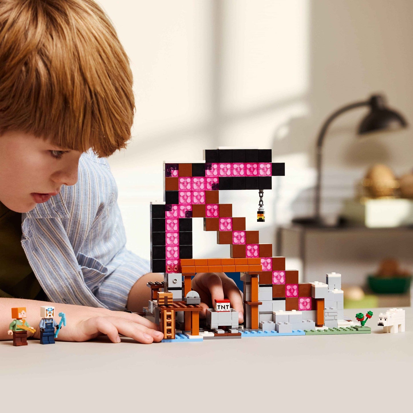 Lego Minecraft Pickaxe Playset - Buildable Mine Adventure Toys & Games > Toys > Construction Toys > Interlocking Blocks > LEGO > LEGO Minecraft