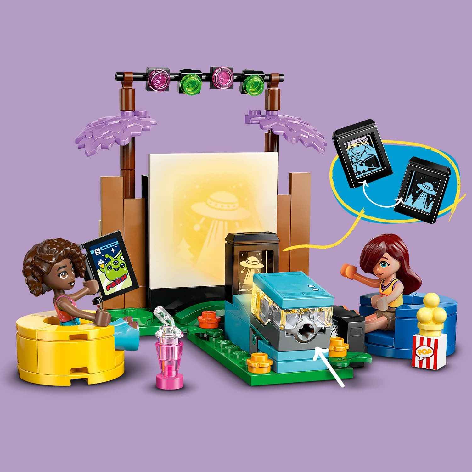 Lego Friends Movie Night Playset – Buildable Friendship Adventure Toys & Games > Toys > Construction Toys > Interlocking Blocks > LEGO > Friends
