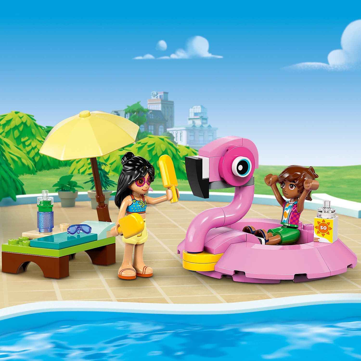 Lego Friends Pool Party Set: Unicorn & Flamingo Fun Toys & Games > Toys > Construction Toys > Interlocking Blocks > LEGO > Friends