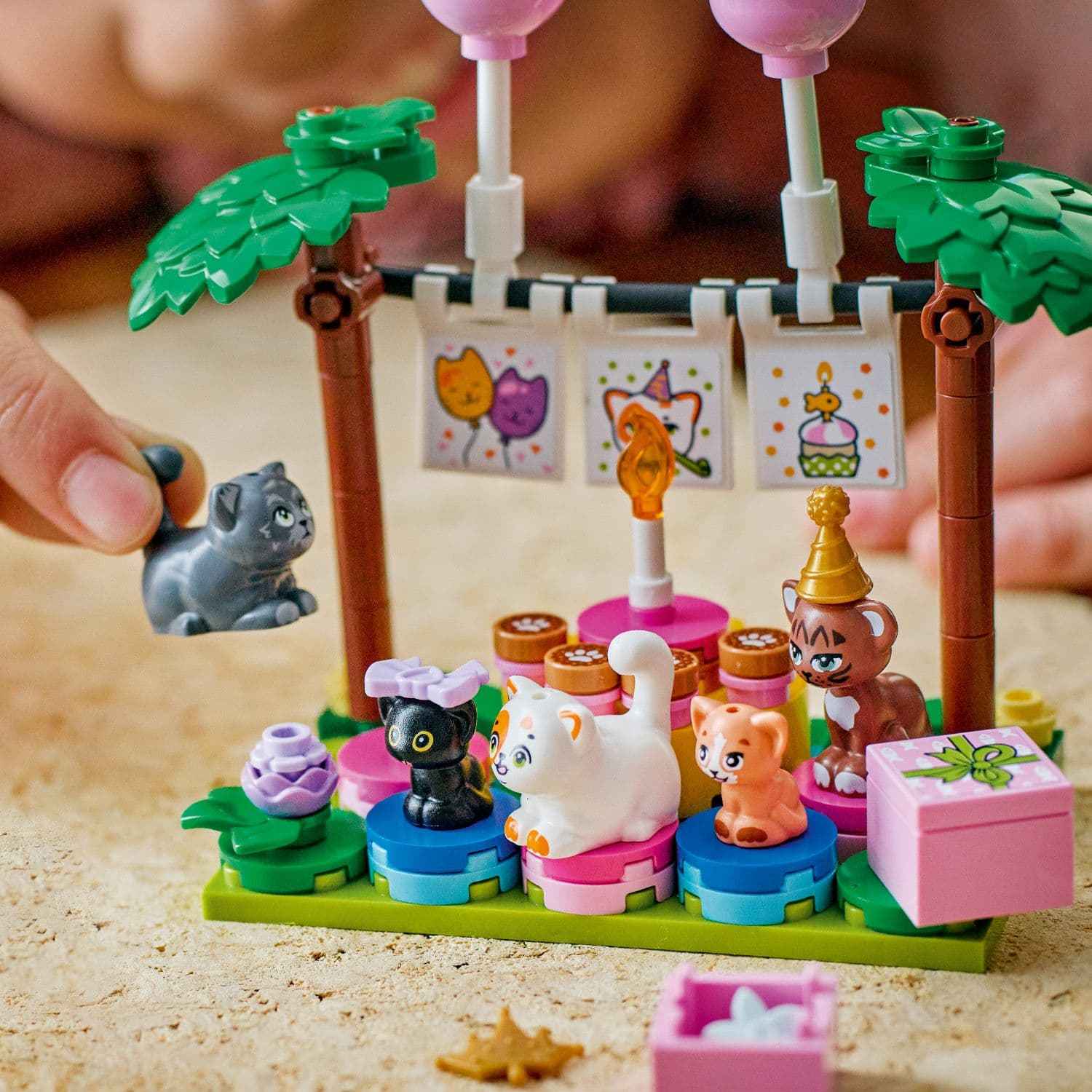 Lego Friends Cat Birthday Party with Tree House Set Toys & Games > Toys > Construction Toys > Interlocking Blocks > LEGO > Friends