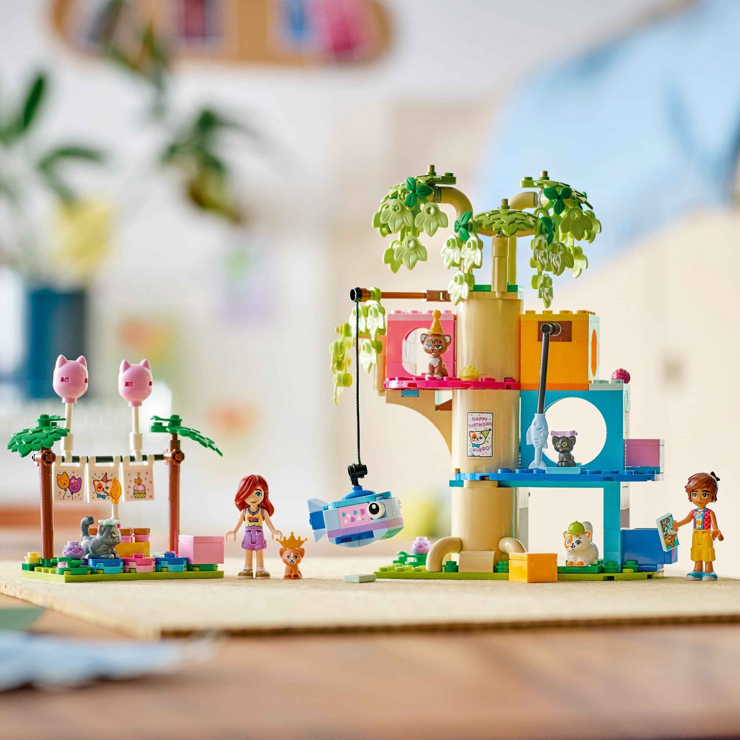 Lego Friends Cat Birthday Party with Tree House Set Toys & Games > Toys > Construction Toys > Interlocking Blocks > LEGO > Friends