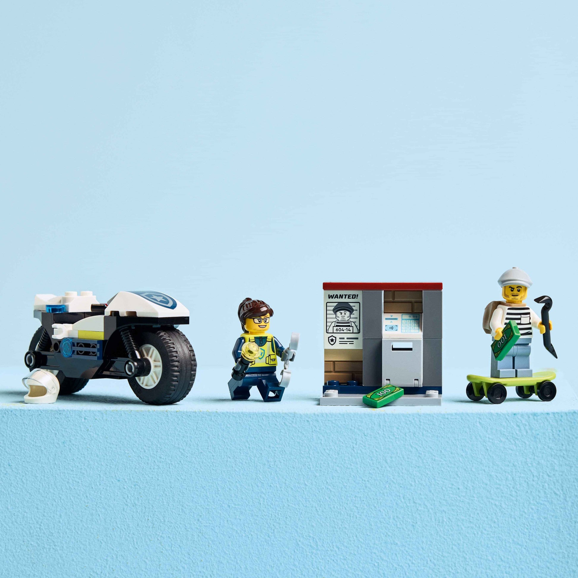 Lego City Police Motorcycle Chase Playset for Action-Packed Adventures Toys & Games > Toys > Construction Toys > Interlocking Blocks > LEGO > LEGO City