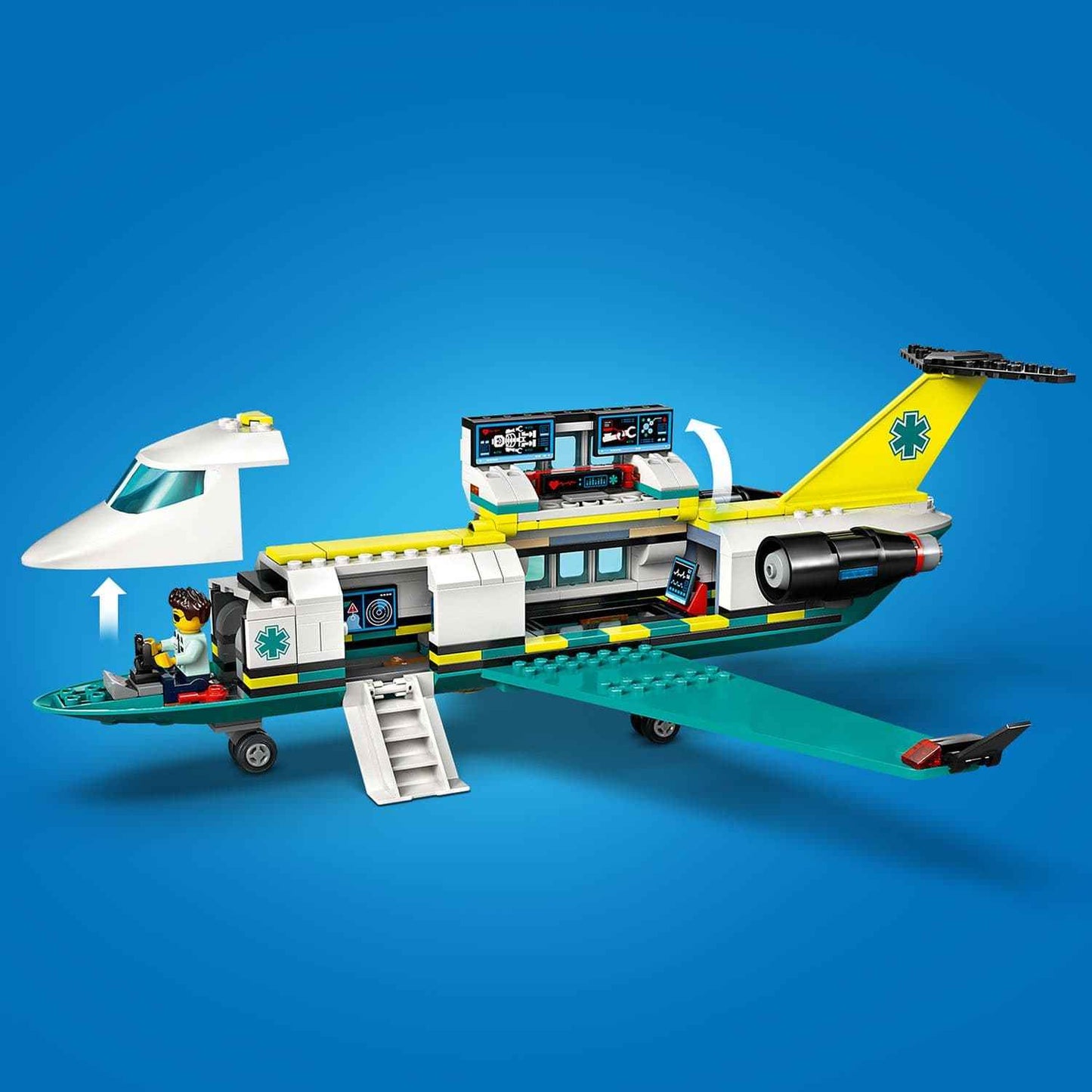 Lego City Air Ambulance Plane - Big Vehicles Emergency Set Toys & Games > Toys > Construction Toys > Interlocking Blocks > LEGO > LEGO City