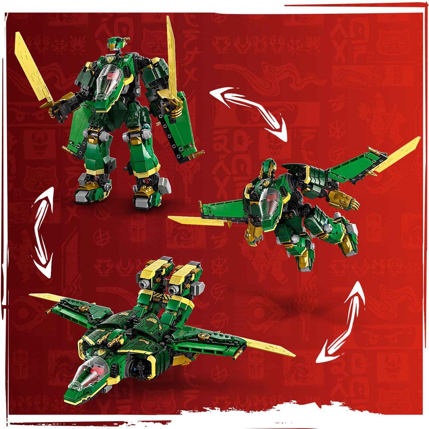 Lego Ninjago Lloyd's Jet Mech Buildable Playset for Creative Adventures Toys & Games > Toys > Construction Toys > Interlocking Blocks > LEGO > LEGO Ninjago