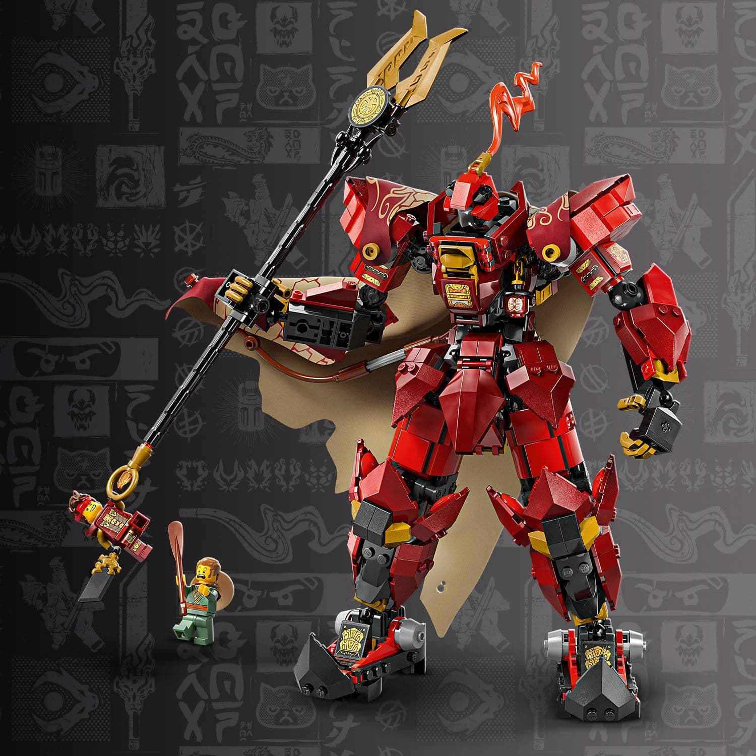 Lego Ninjago Fire Knight Mech - Unleash Epic Adventure with the Ultimate Build Toys & Games > Toys > Construction Toys > Interlocking Blocks > LEGO > LEGO Ninjago