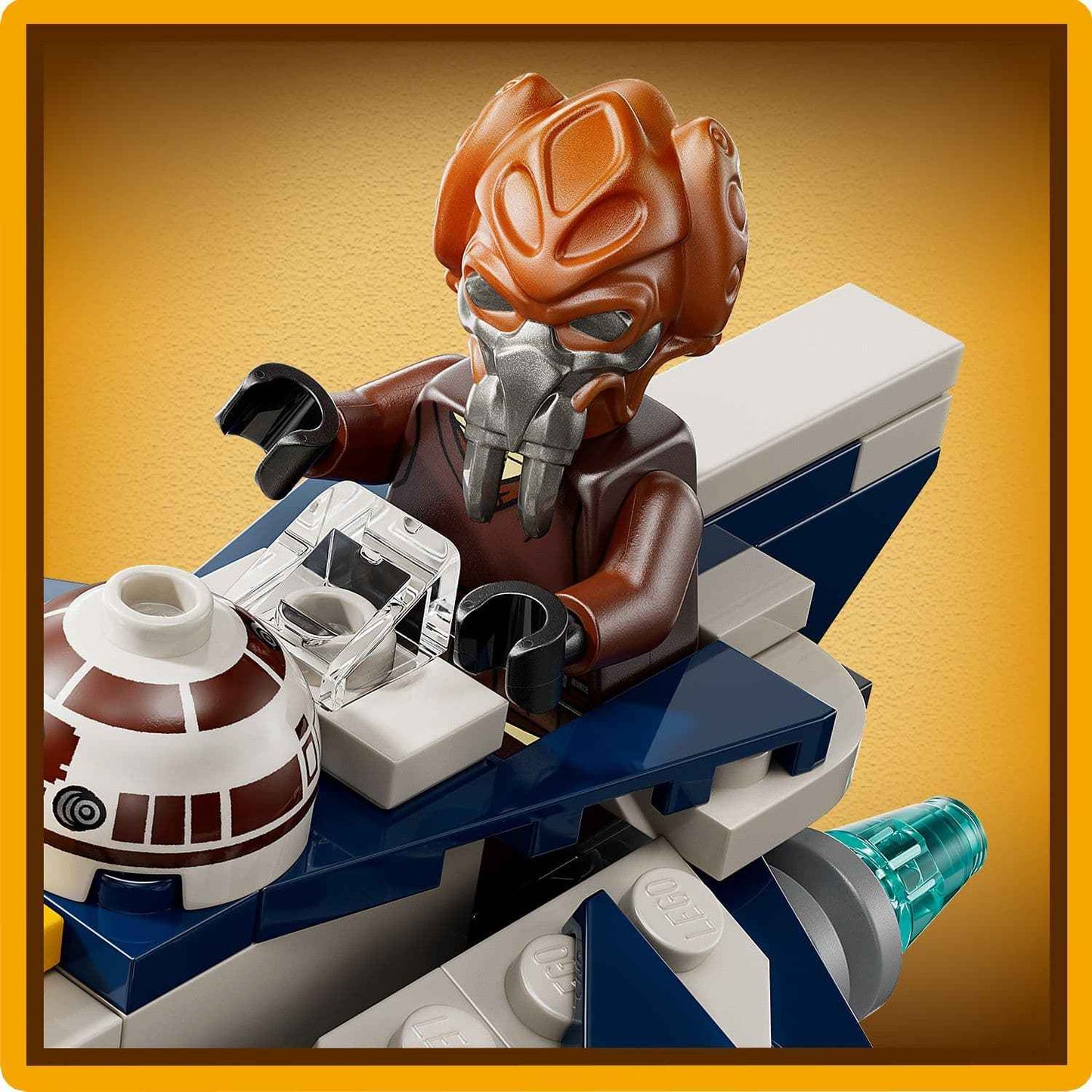 Lego Star Wars Plo Koon Microfighter - Jedi Starfighter Miniature Set Toys & Games > Toys > Construction Toys > Interlocking Blocks > LEGO > LEGO Star Wars