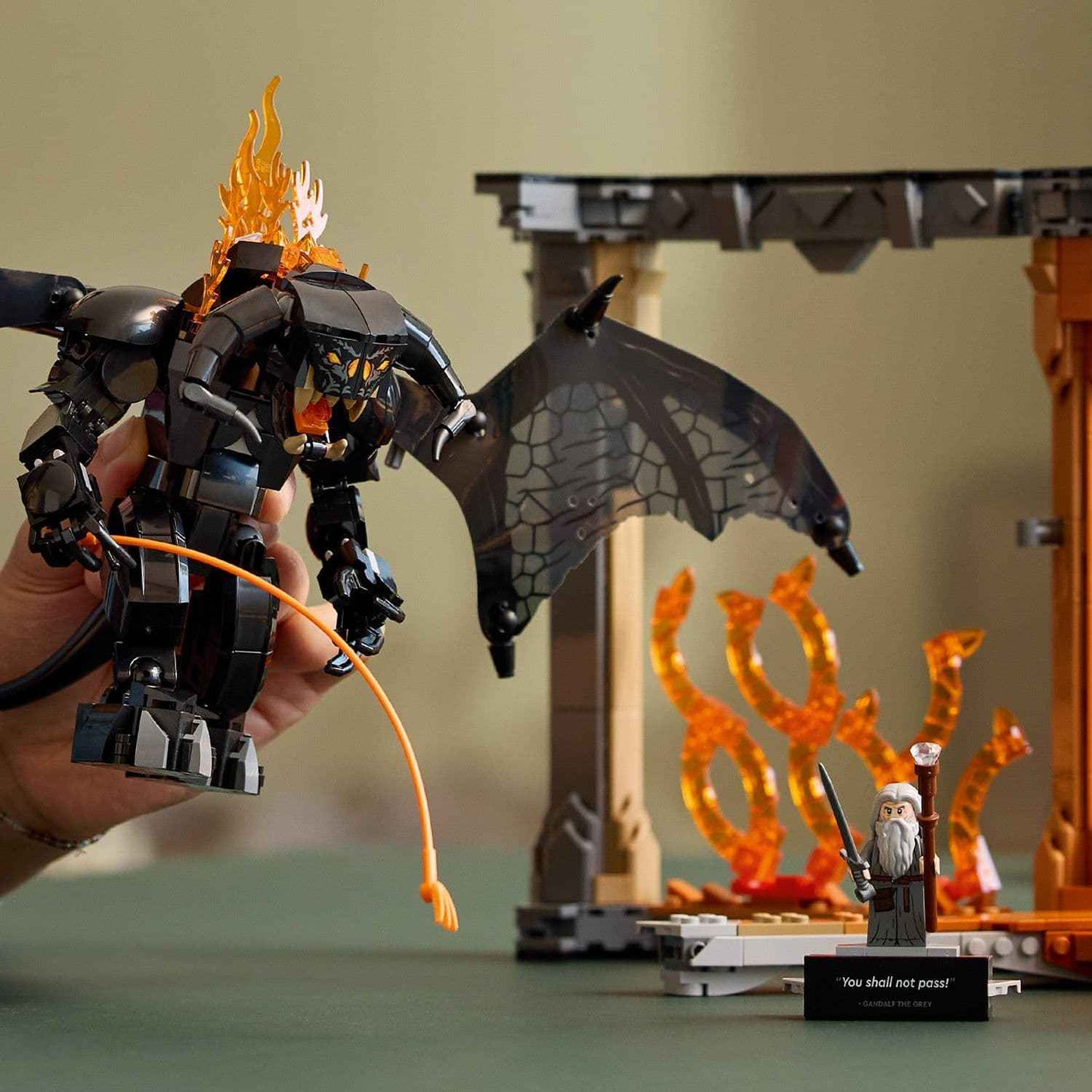 Lego Lord of the Rings Balrog Book Nook Toys & Games > Toys > Construction Toys > Interlocking Blocks > LEGO > Other LEGO Sets