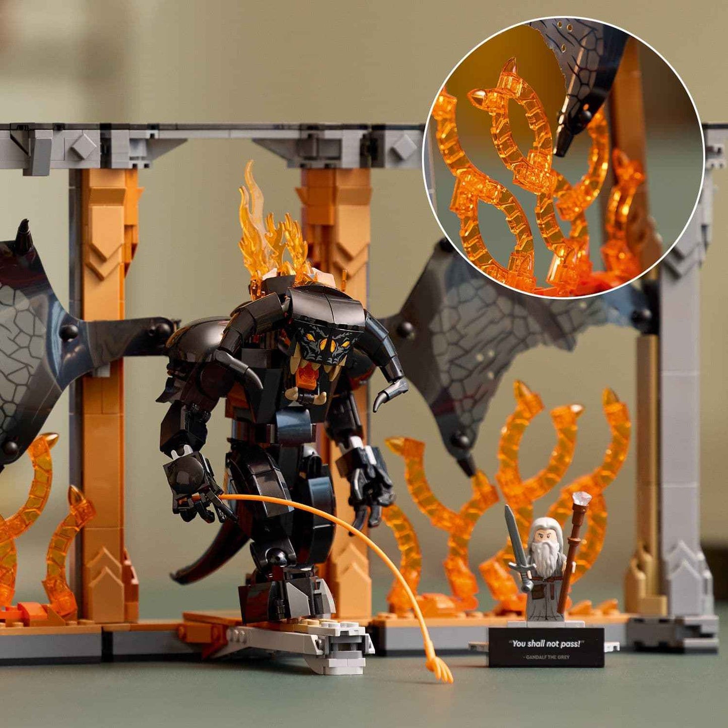 Lego Lord of the Rings Balrog Book Nook Toys & Games > Toys > Construction Toys > Interlocking Blocks > LEGO > Other LEGO Sets