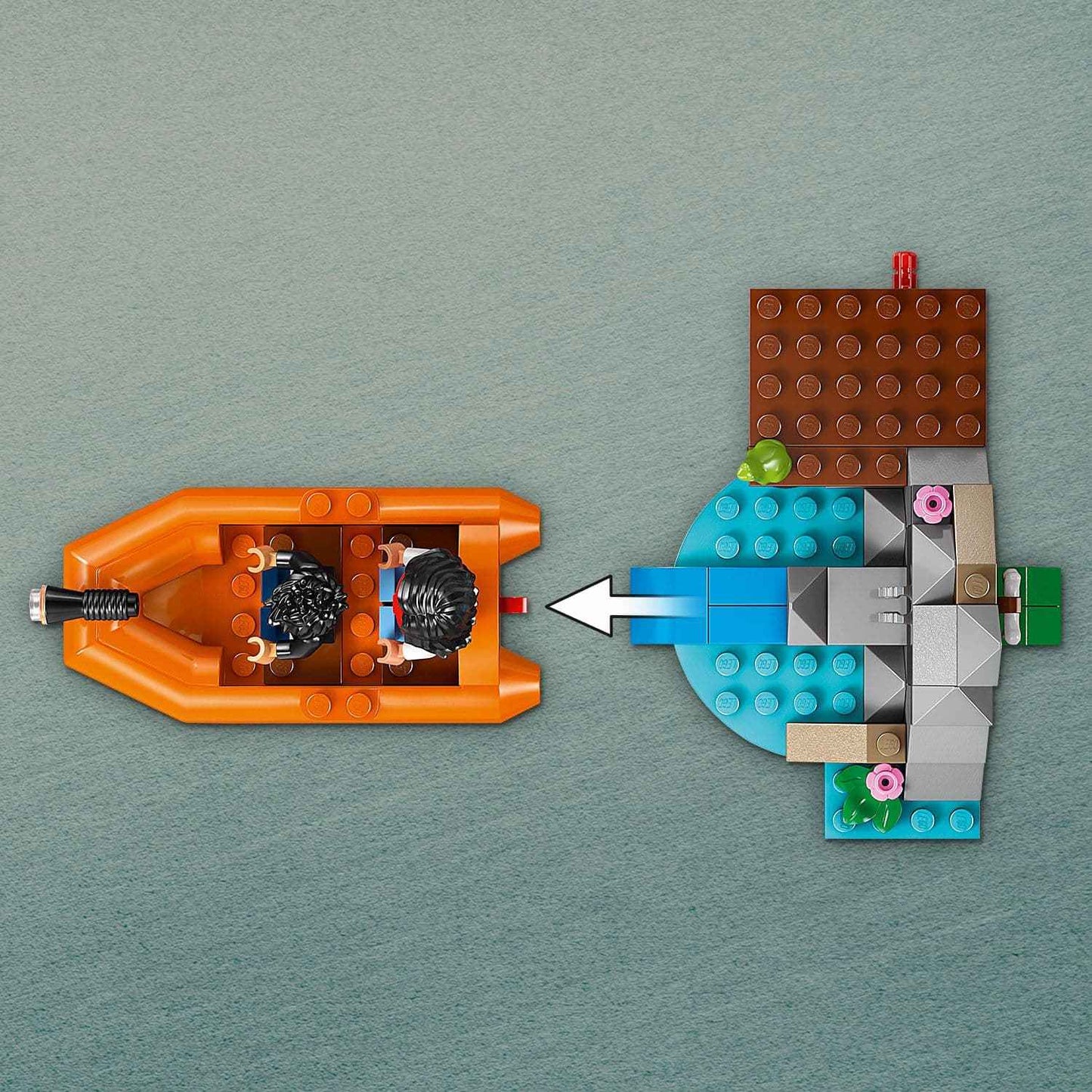 Lego Jurassic World T. rex Playset - Experience the Ultimate River Escape Adventure! Toys & Games > Toys > Construction Toys > Interlocking Blocks > LEGO > LEGO Jurassic Park