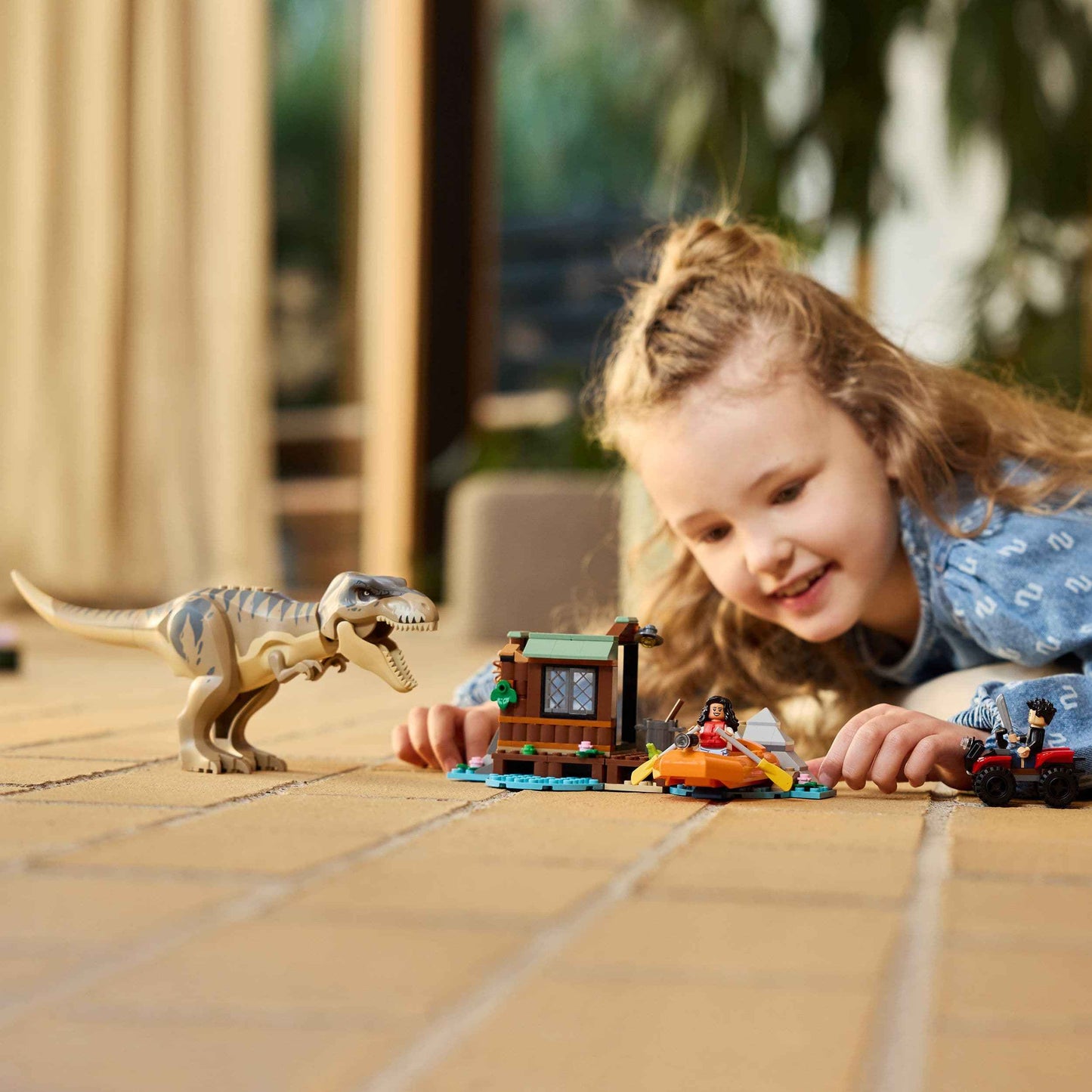 Lego Jurassic World T. rex Playset - Experience the Ultimate River Escape Adventure! Toys & Games > Toys > Construction Toys > Interlocking Blocks > LEGO > LEGO Jurassic Park