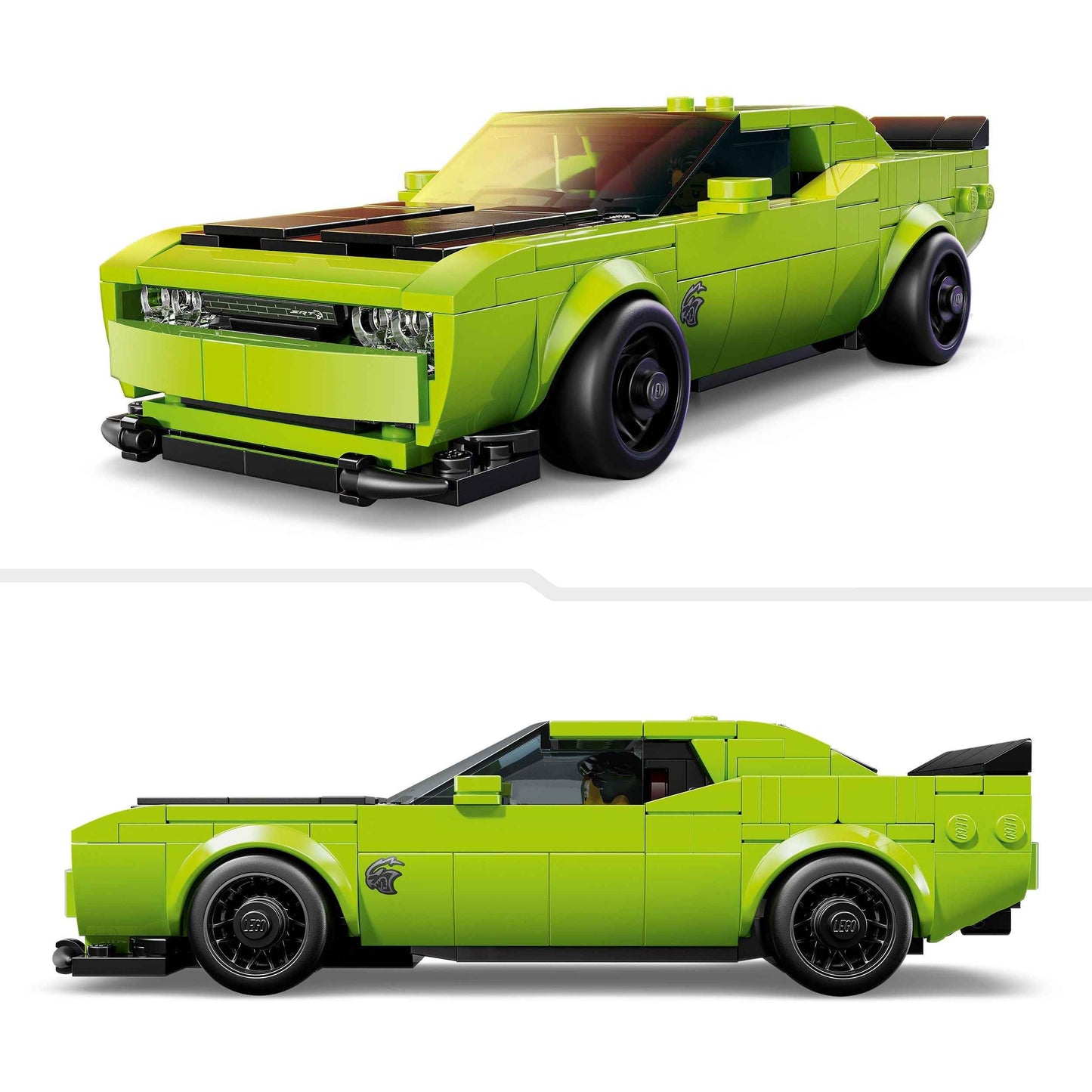 Lego Dodge Challenger SRT Hellcat Speed Champions Car Set Toys & Games > Toys > Construction Toys > Interlocking Blocks > LEGO > LEGO Speed Champions