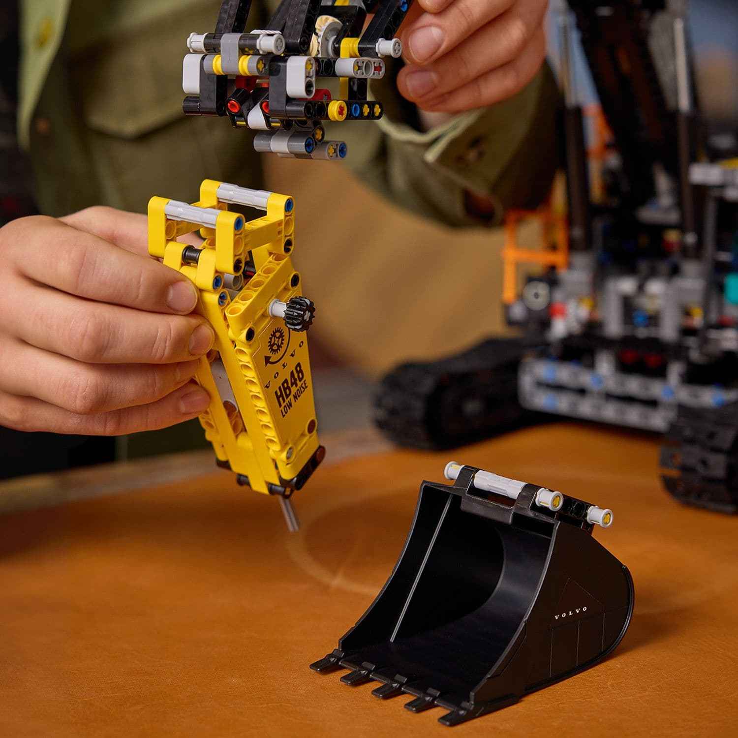 Lego Technic Volvo EC500 Excavator - Build Your Own Hybrid Excavator Model Toys & Games > Toys > Construction Toys > Interlocking Blocks > LEGO > LEGO Technic