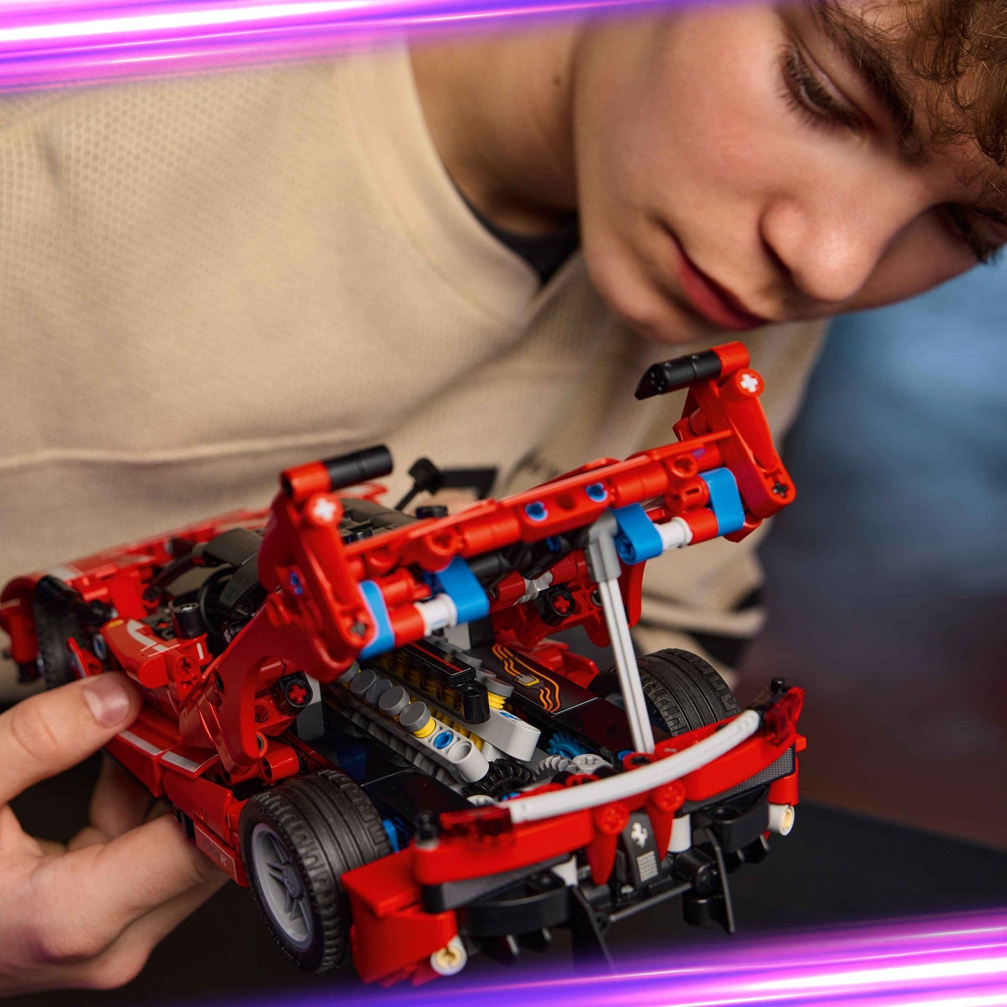 Lego Technic Ferrari FXX K Buildable Car Playset Toys & Games > Toys > Construction Toys > Interlocking Blocks > LEGO > LEGO Technic