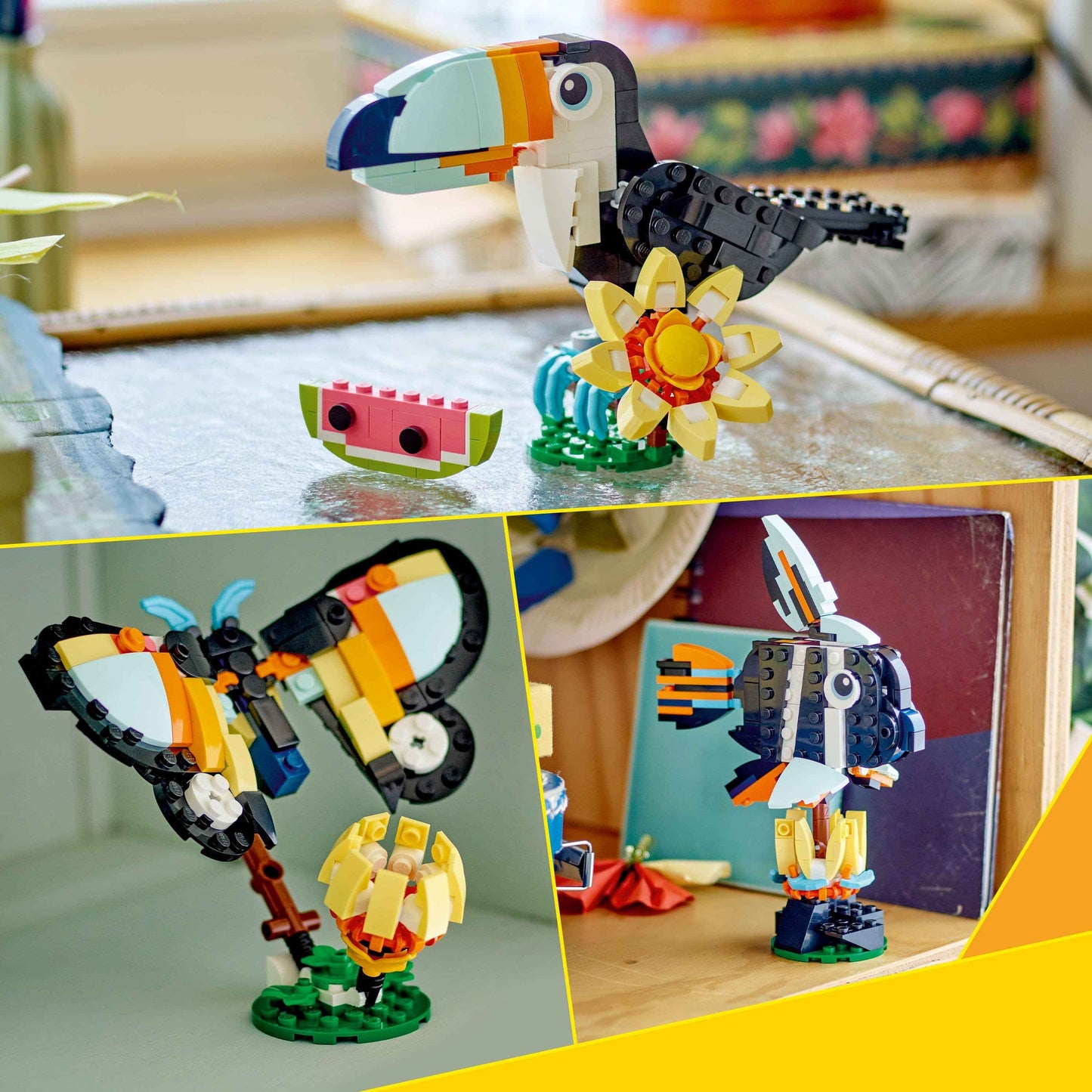 Lego Creator Tropical Toucan: Build Your Own Wild Animal Adventure Toys & Games > Toys > Construction Toys > Interlocking Blocks > LEGO > LEGO Creator