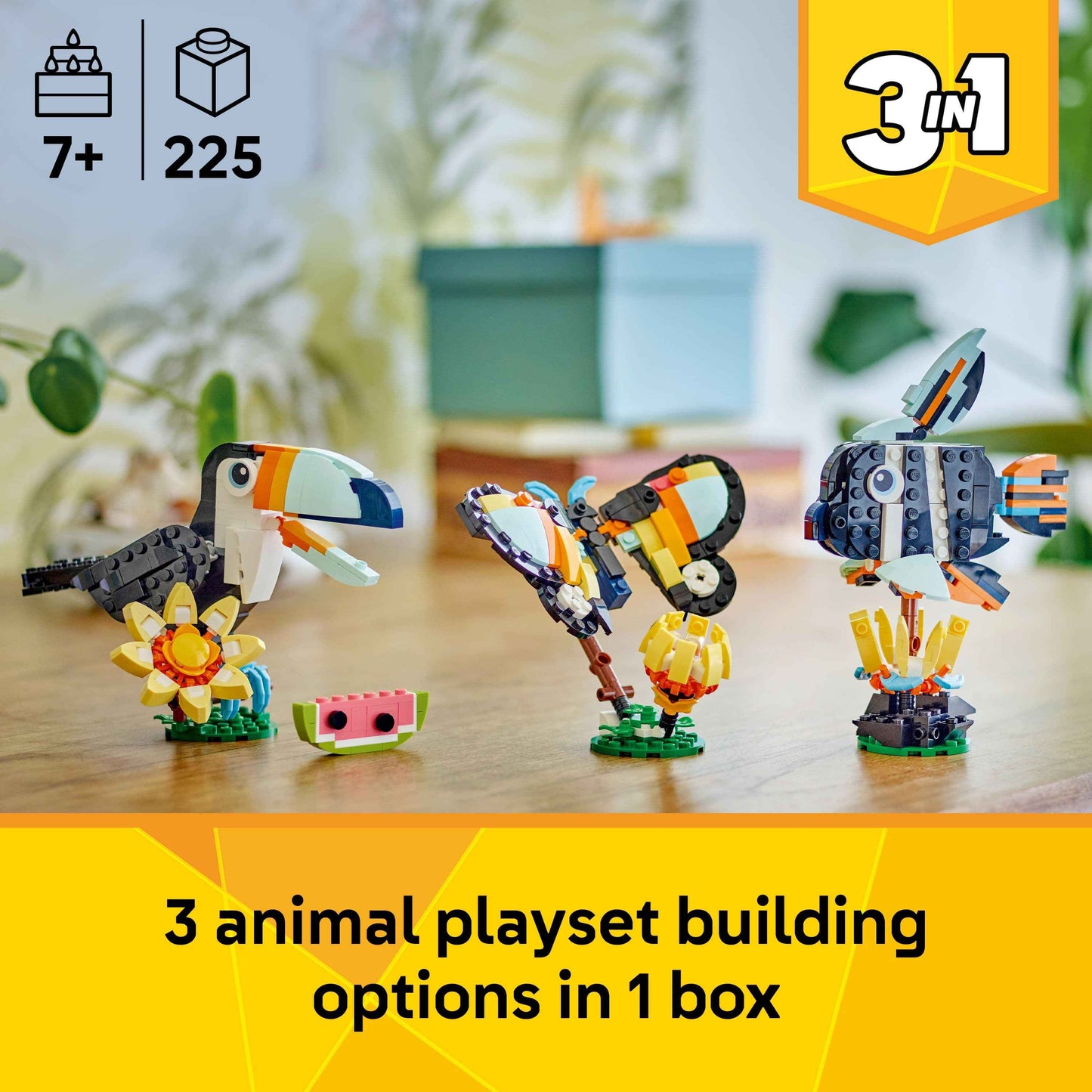 Lego Creator Tropical Toucan: Build Your Own Wild Animal Adventure Toys & Games > Toys > Construction Toys > Interlocking Blocks > LEGO > LEGO Creator
