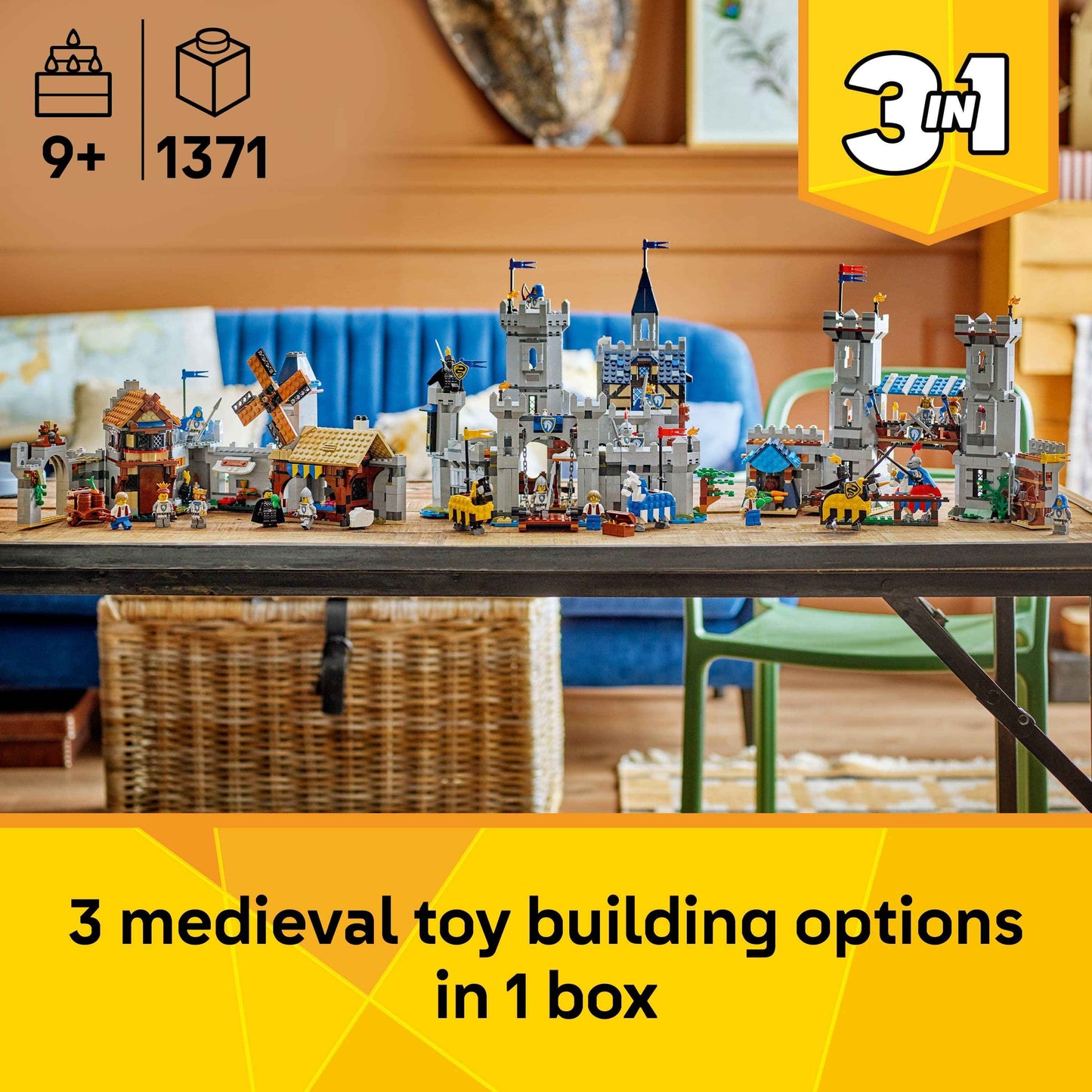 Lego Medieval Castle Set - Creator Medieval Horse Knight Castle Toys & Games > Toys > Construction Toys > Interlocking Blocks > LEGO > LEGO Creator