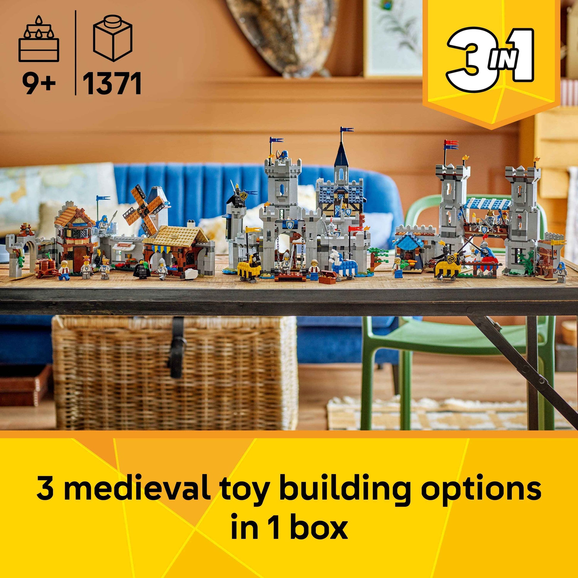 Lego Medieval Castle Set - Creator Medieval Horse Knight Castle Toys & Games > Toys > Construction Toys > Interlocking Blocks > LEGO > LEGO Creator